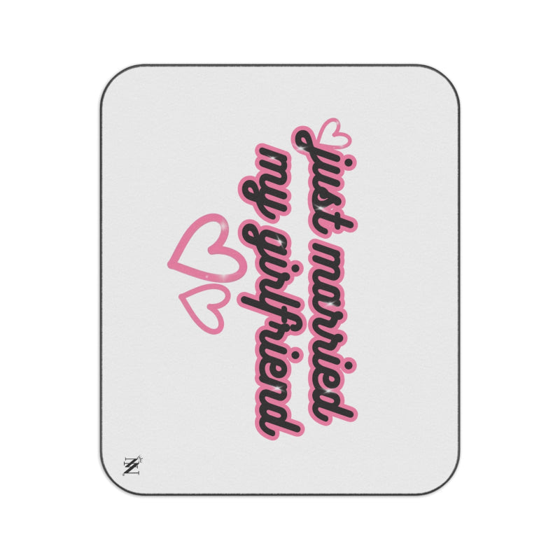 Just Married My Girlfriend | Mix Match Fun-Flirty Lovers’ Water-Resistant Blankets