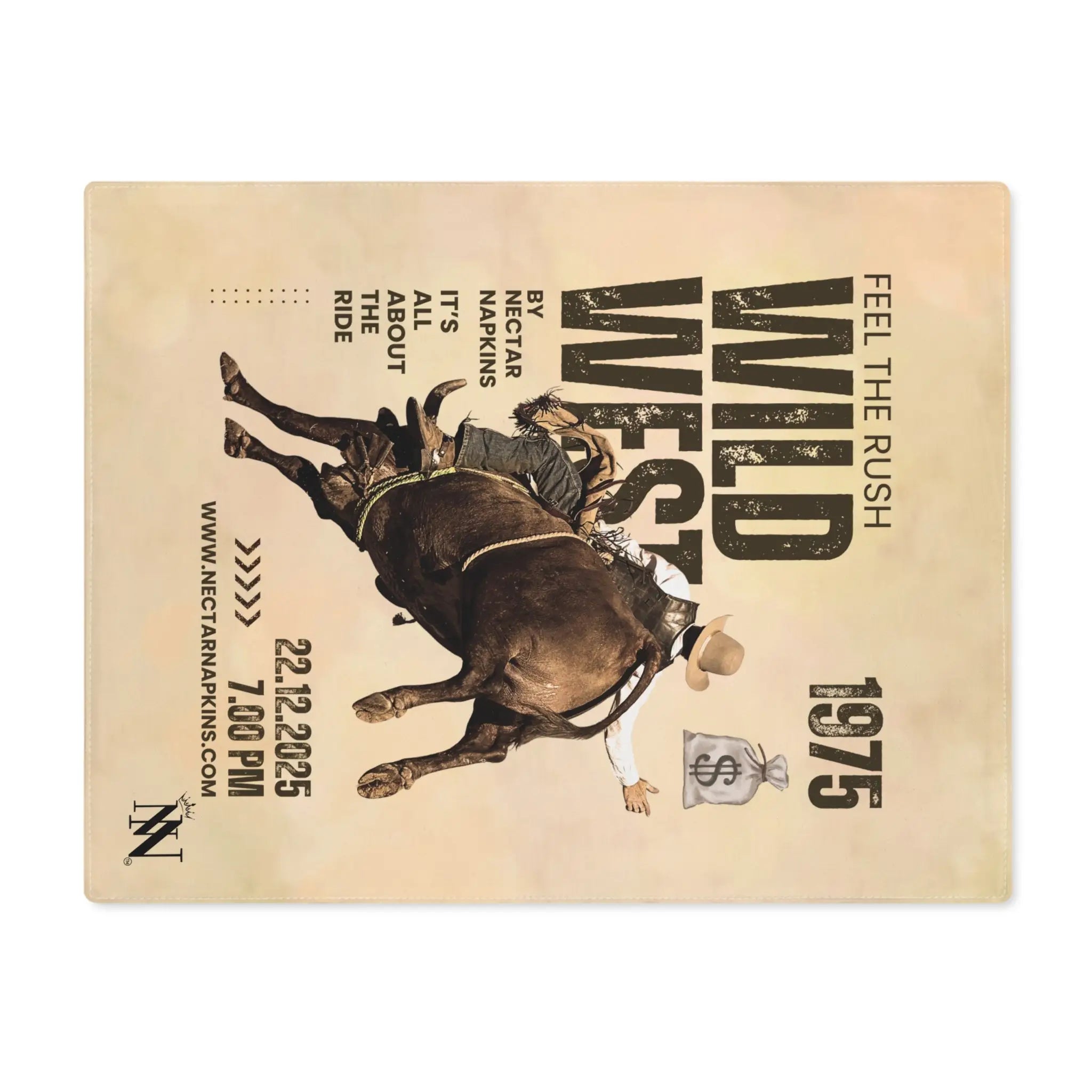 Wild West Poster | Mix & Match Playful Fun-Flirty Lovers’ Toy Mats