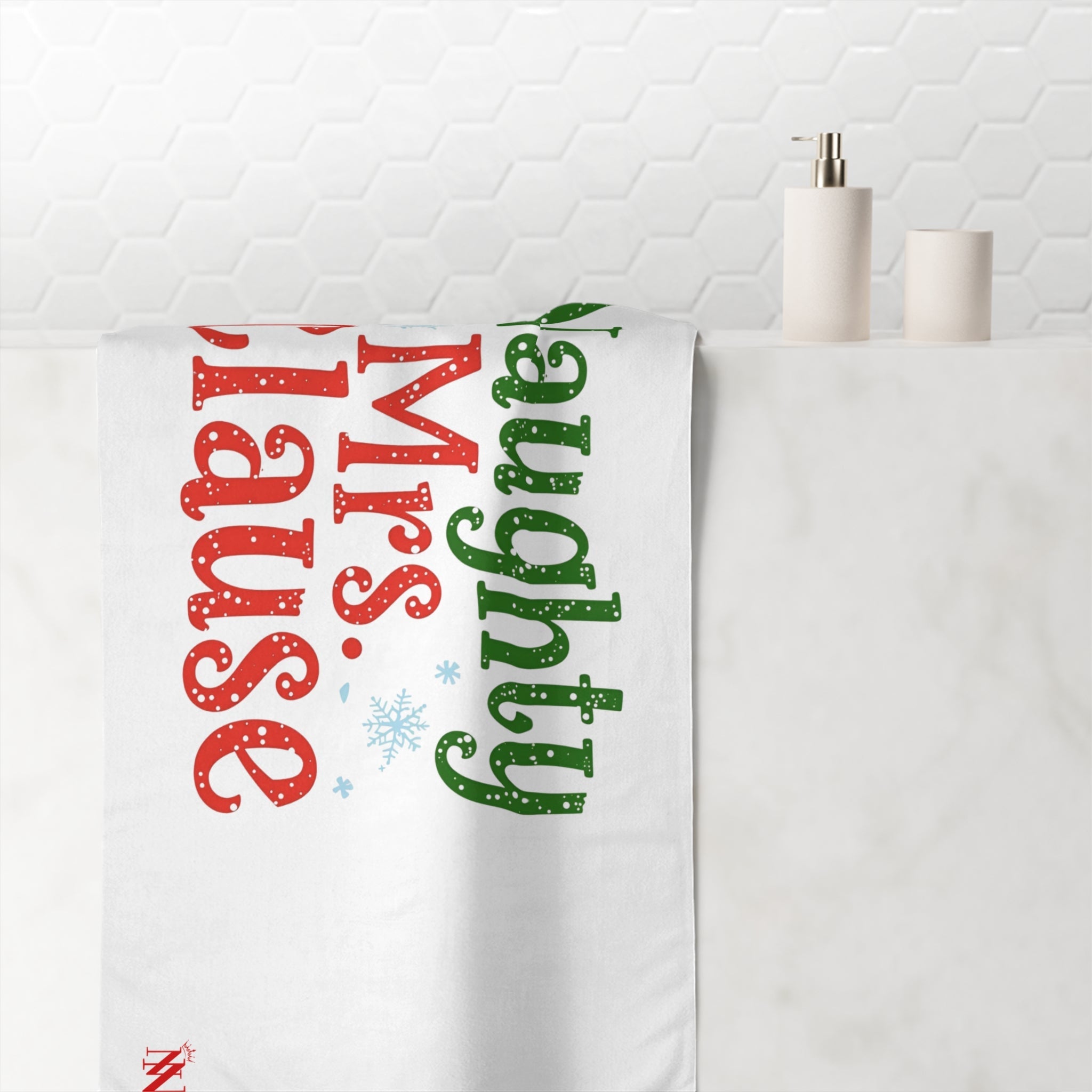 Naughty Mrs. Clause | Mix & Match XL Fun-Flirty Lovers’ Towels