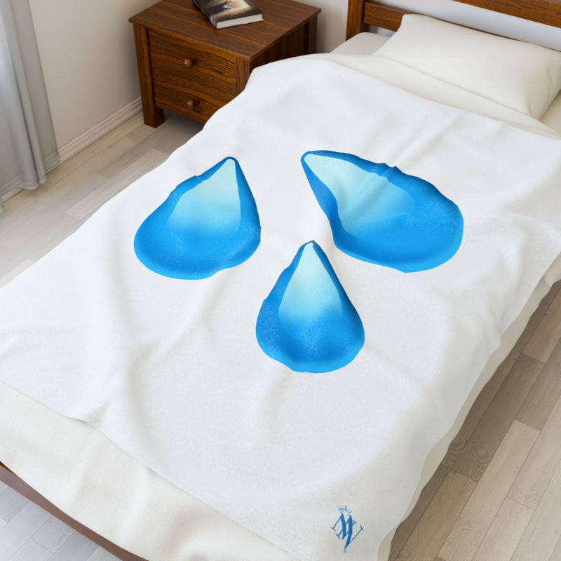 Wet Emoji | Mix & Match Soft Fun-Flirty Lovers’ Blankets