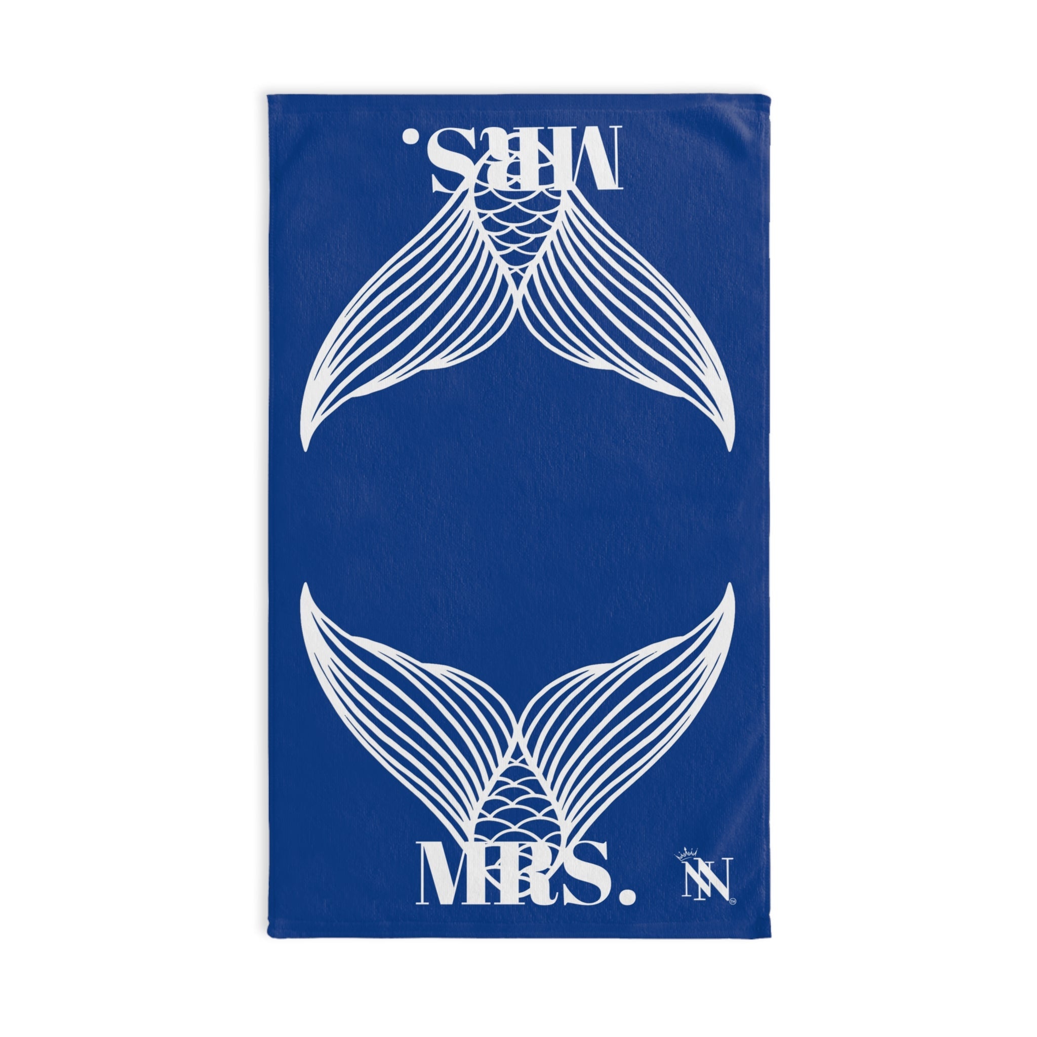 Mrs. Mrs. Mermaid Shareable Sides Blue Cum Towel