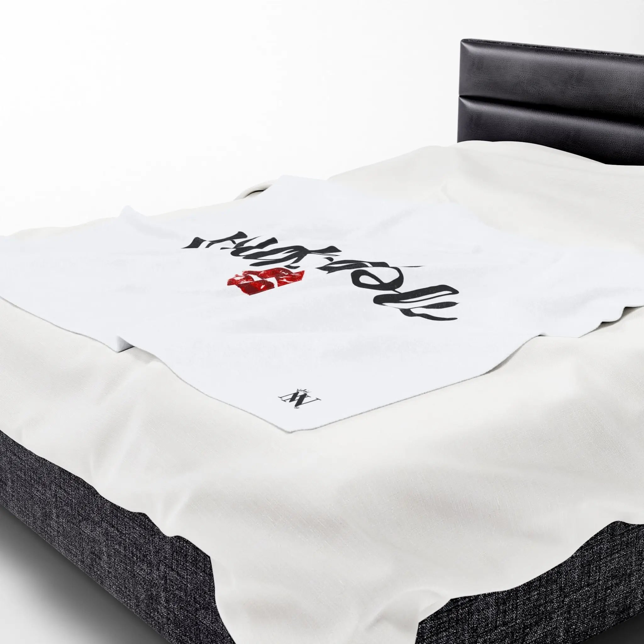 Fuck-able Kiss | Mix & Match Velveteen Fun-Flirty Lovers’ Blankets