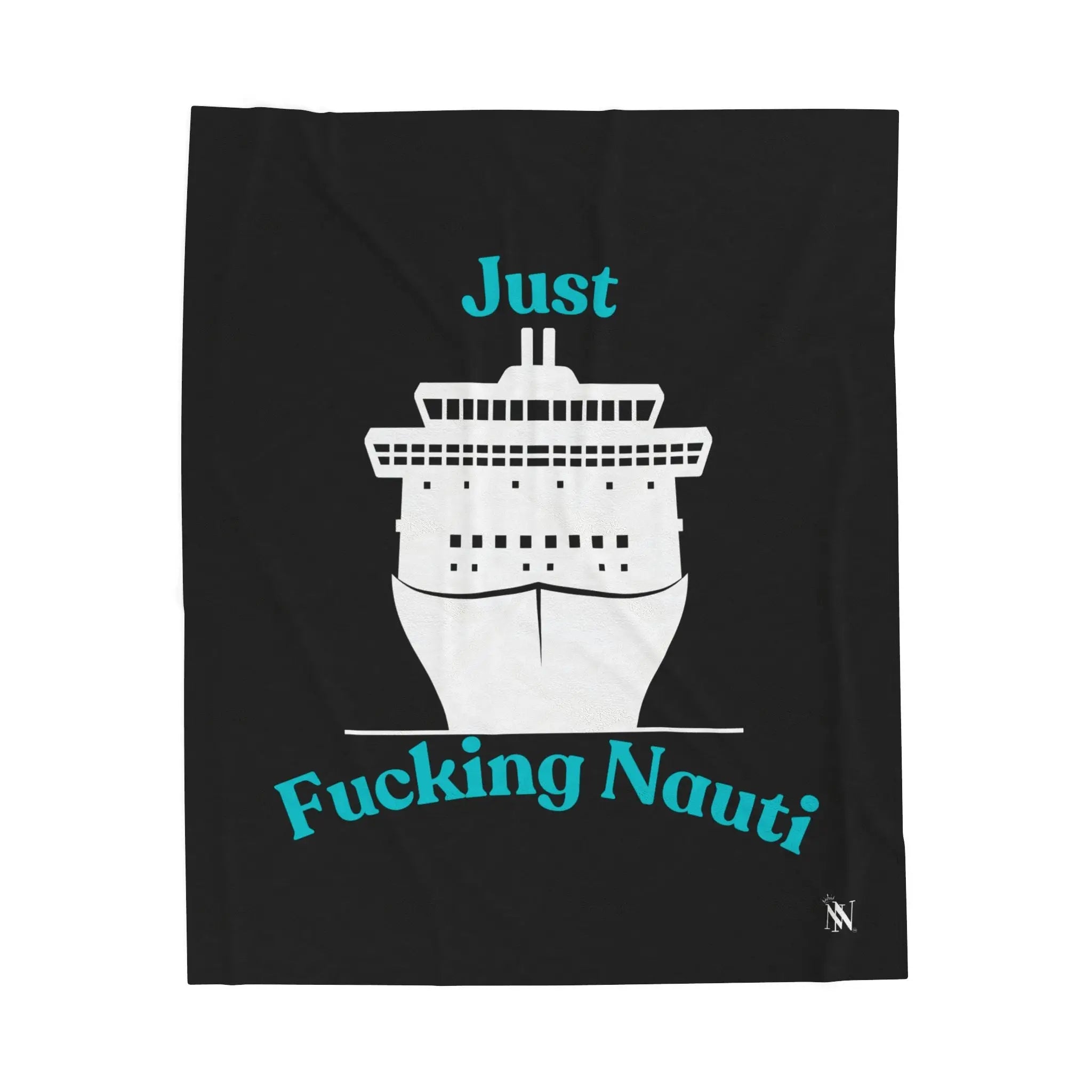 Just Fucking Nauti Black | Mix & Match Velveteen Fun-Flirty Loversâ Blankets