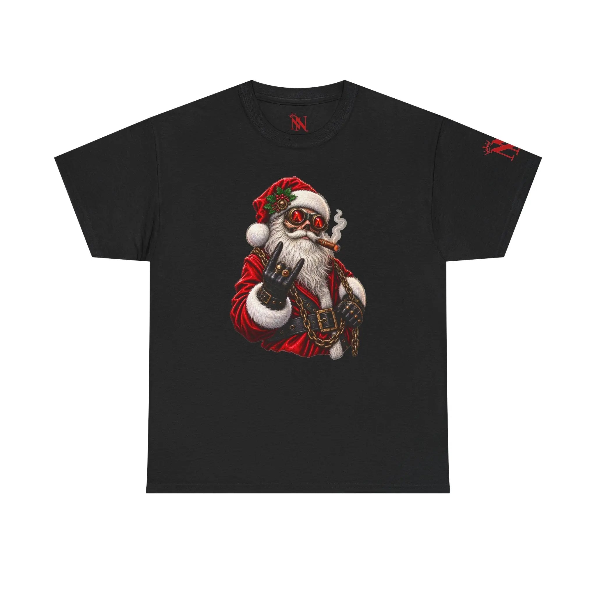 Santa in Chains Christmas | Nectar Napkins Fun-Flirty Lovers’ T-Shirts
