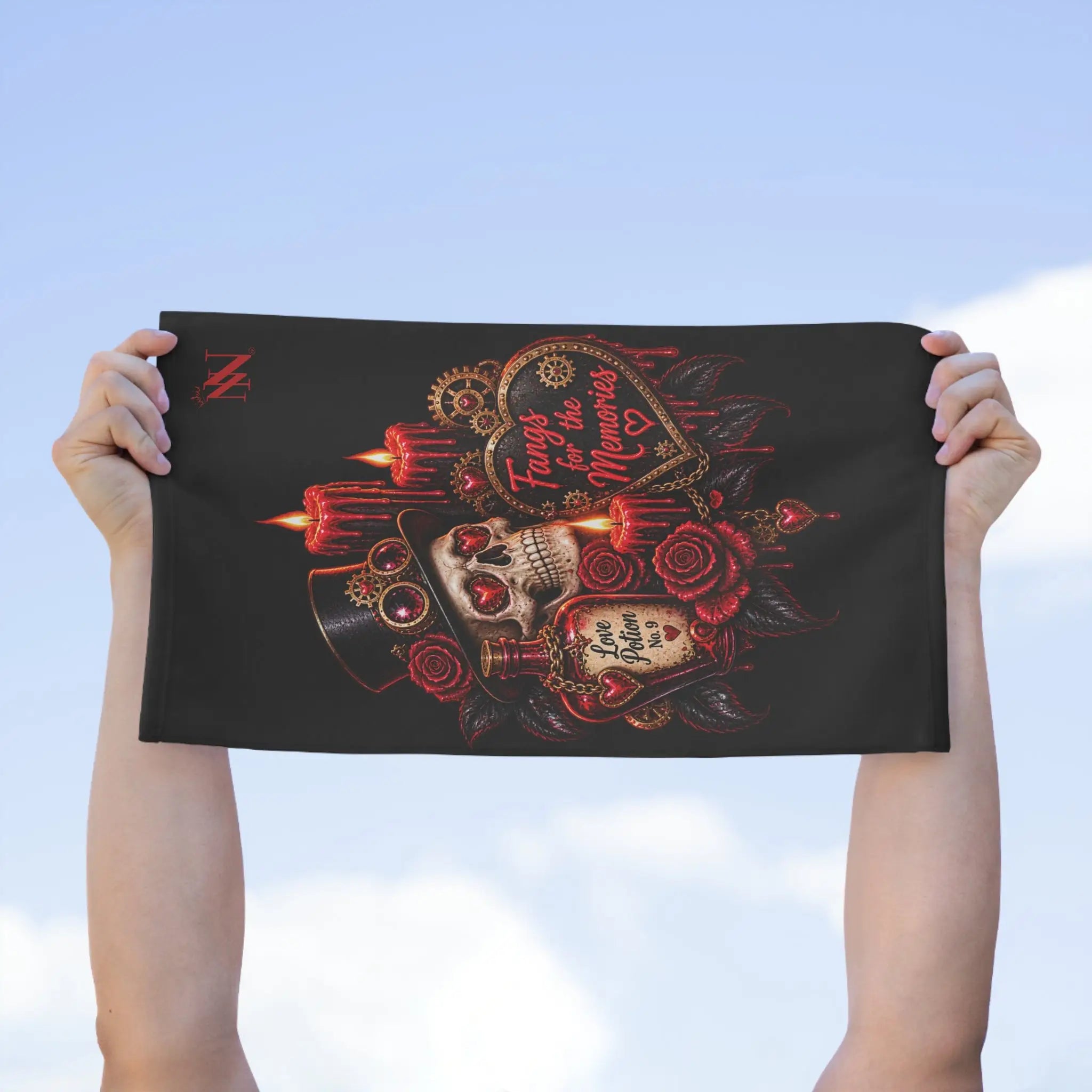 Fangs for the Memories Skull | Nectar Napkins Fun-Flirty Lovers’ Towels