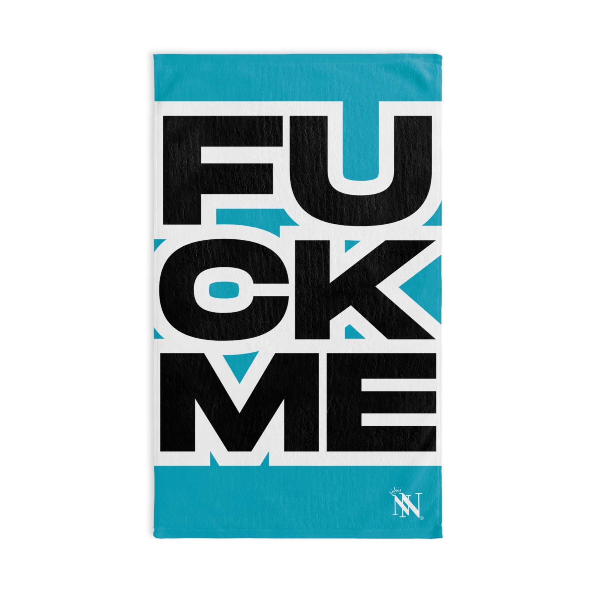 FUCK ME Block Letter Teal Cum Towel
