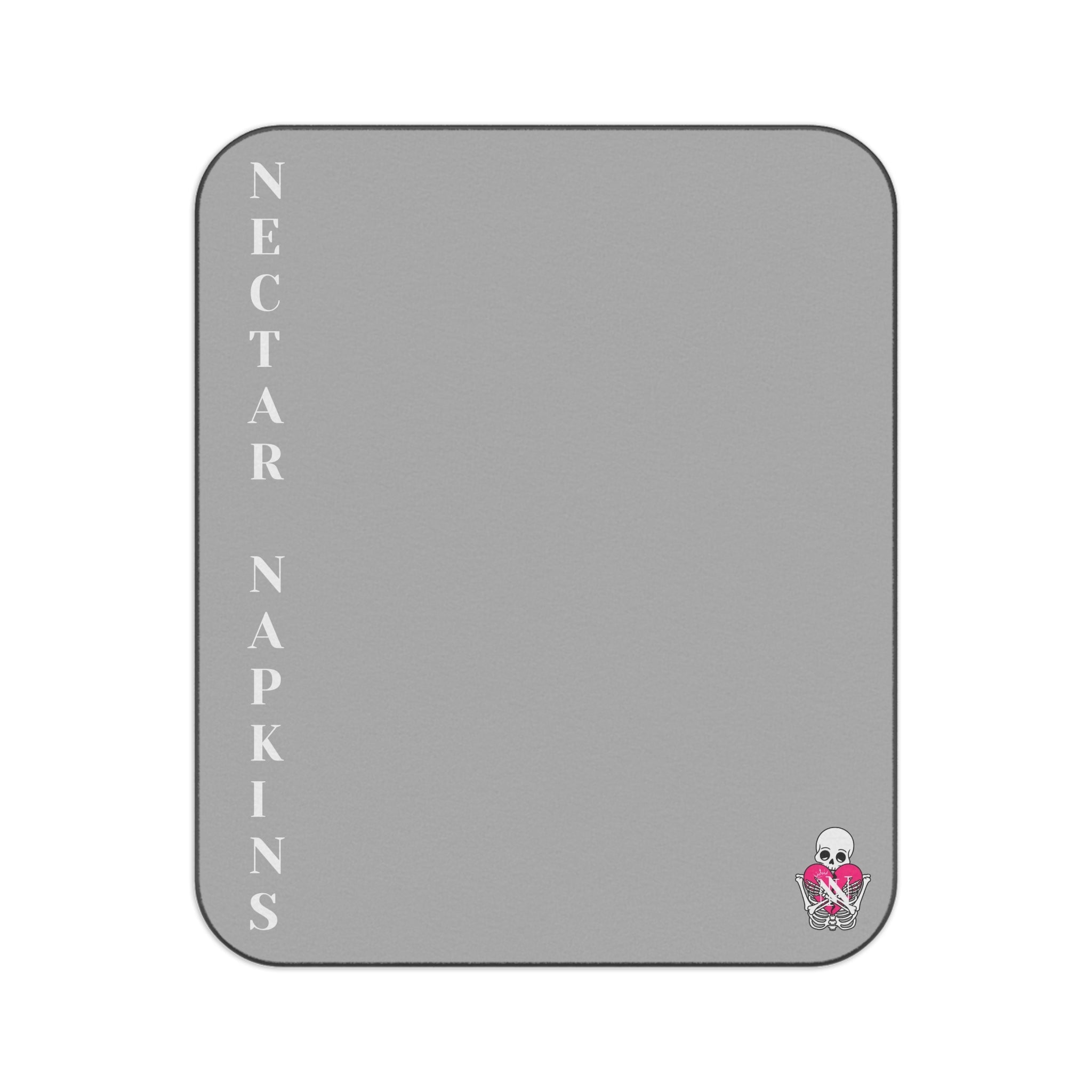 Nectar Napkins Brand Light Grey Water-Resistant Sex Blanket