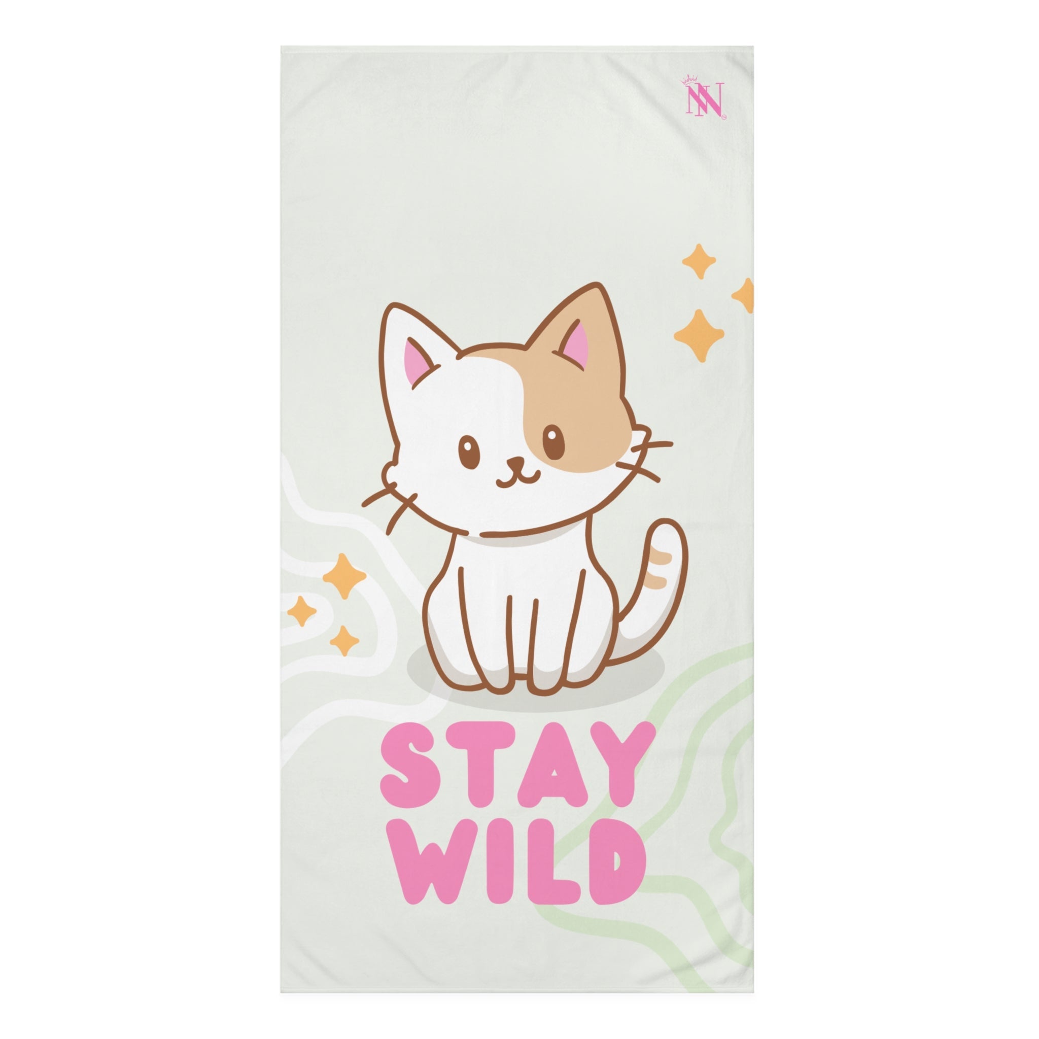 Stay Wild Cute Kitty | Mix & Match XL Fun-Flirty Lovers’ Towels