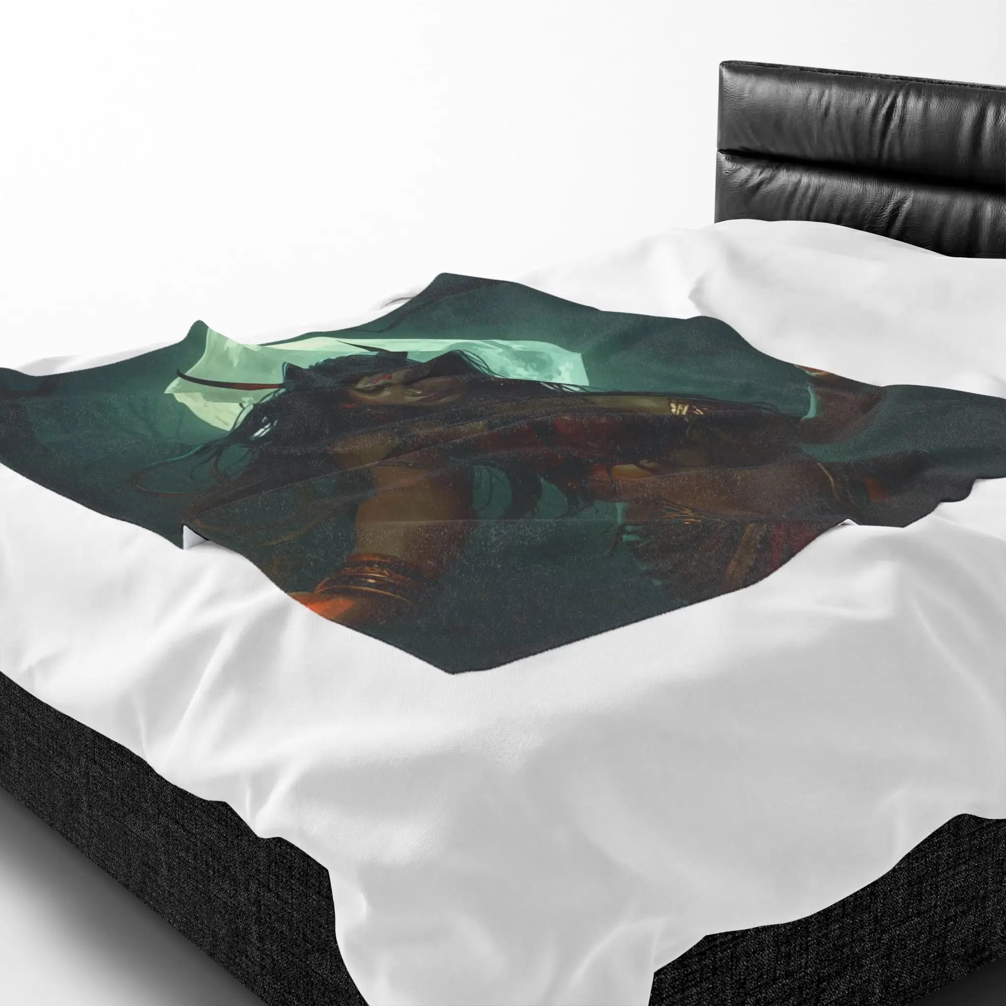 Horned Queen Fantasy Women Couple Gifts Sexy Lovers’ Silky Soft Blanket