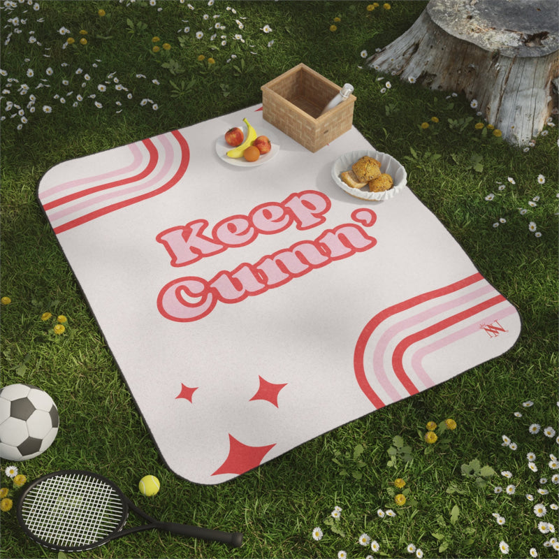 Keep Cumn’ | Mix Match Fun-Flirty Lovers’ Water-Resistant Blankets