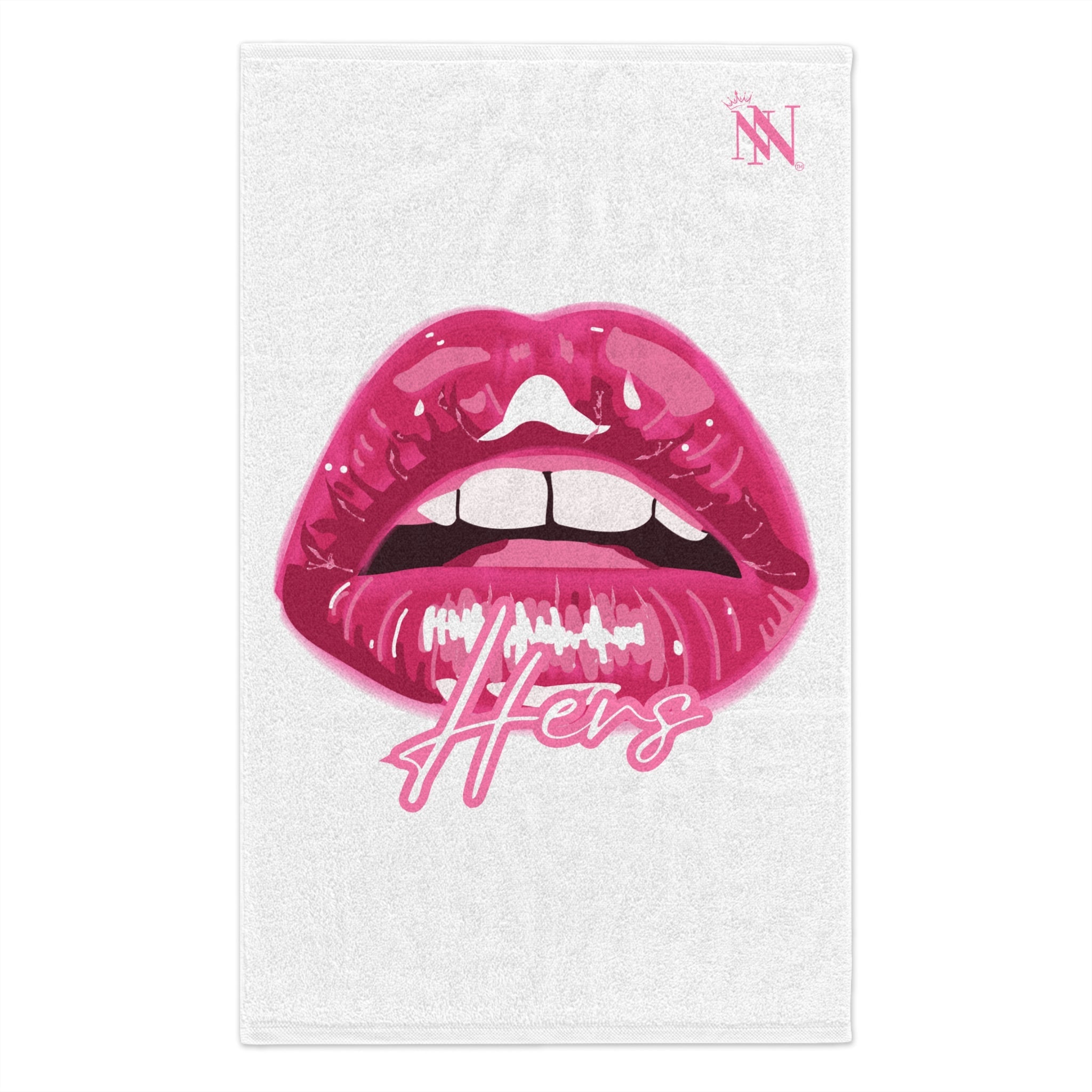 Hers Mouth Open | Mix & Match Soft Fun-Flirty Lovers’ Towels
