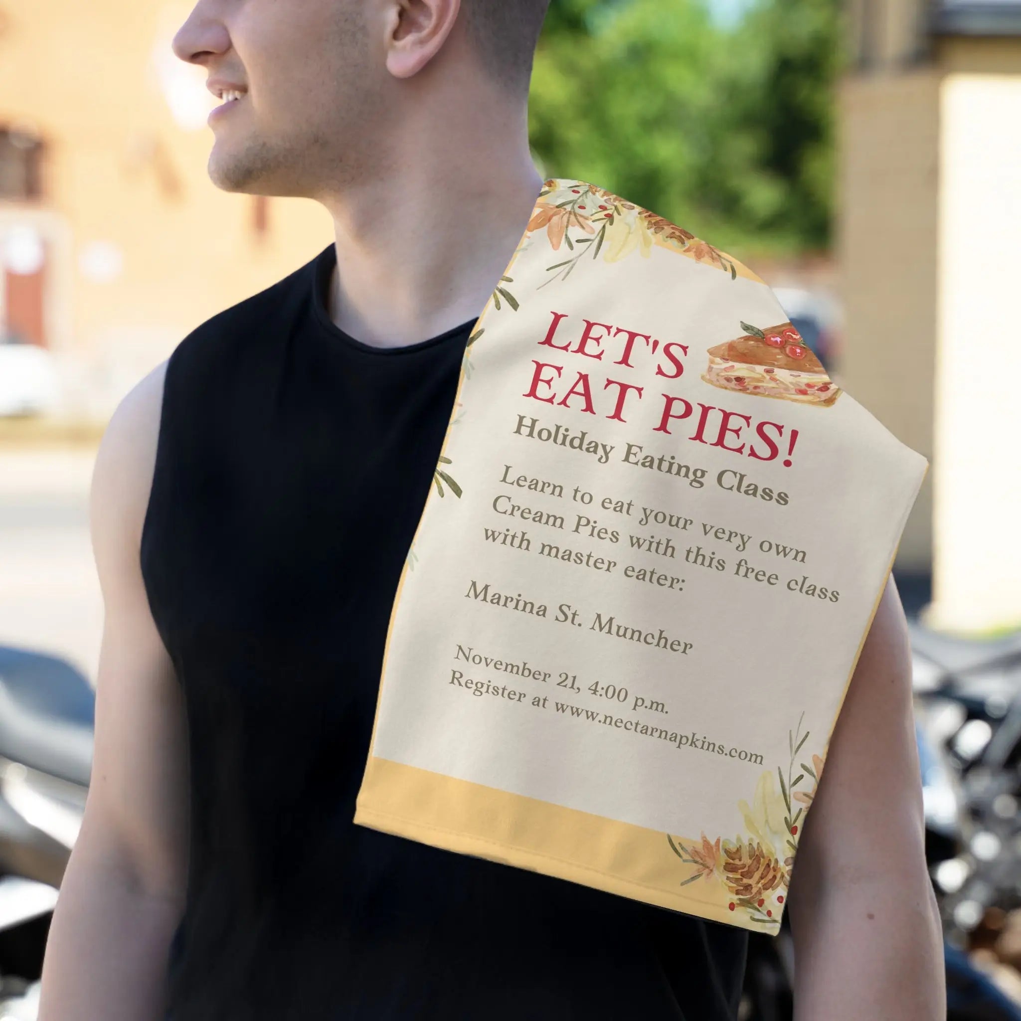 Let’s Eat Pies | Mix & Match Soft Fun-Flirty Lovers’ Towels
