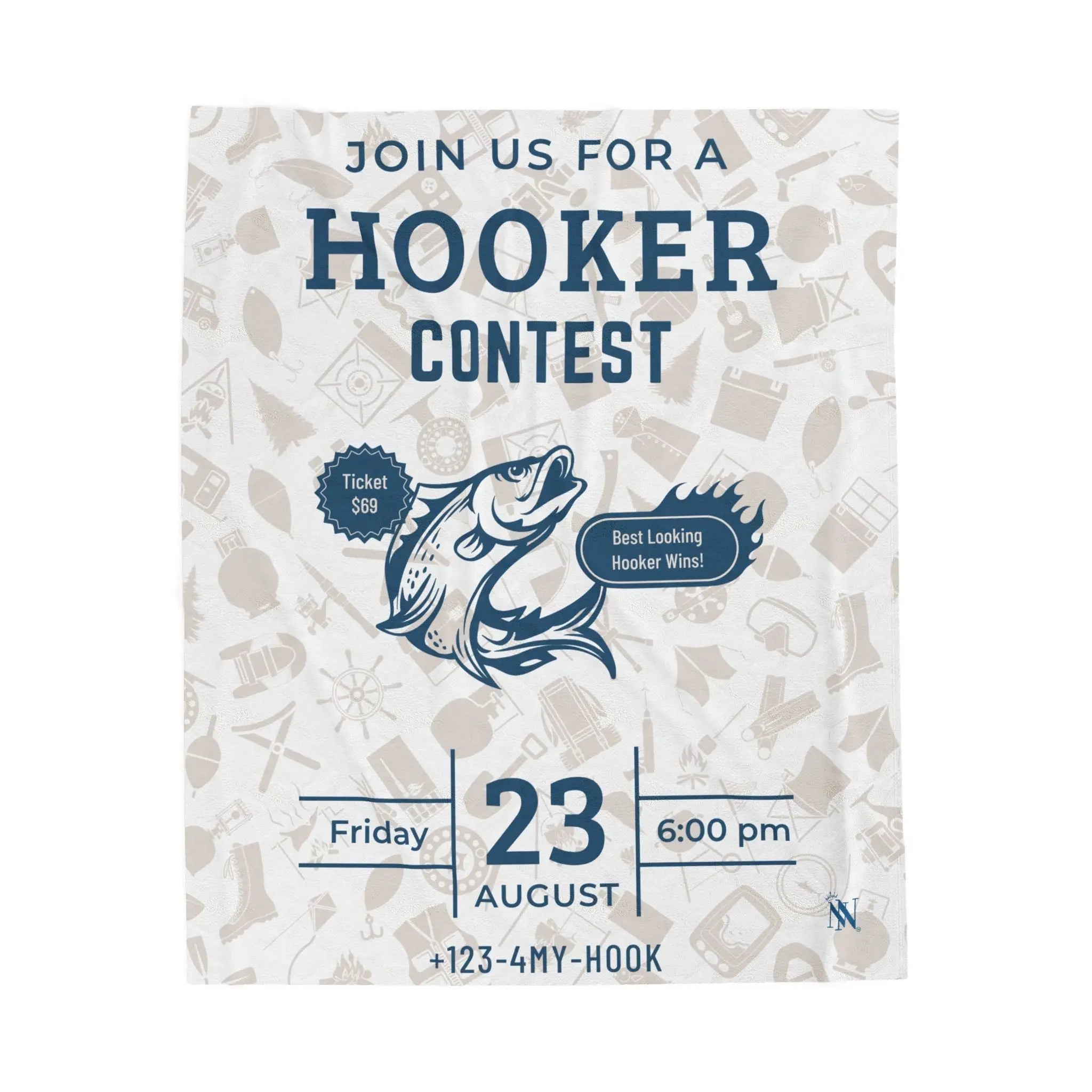 Hooker Contest | Mix & Match Velveteen Fun-Flirty Lovers’ Blankets