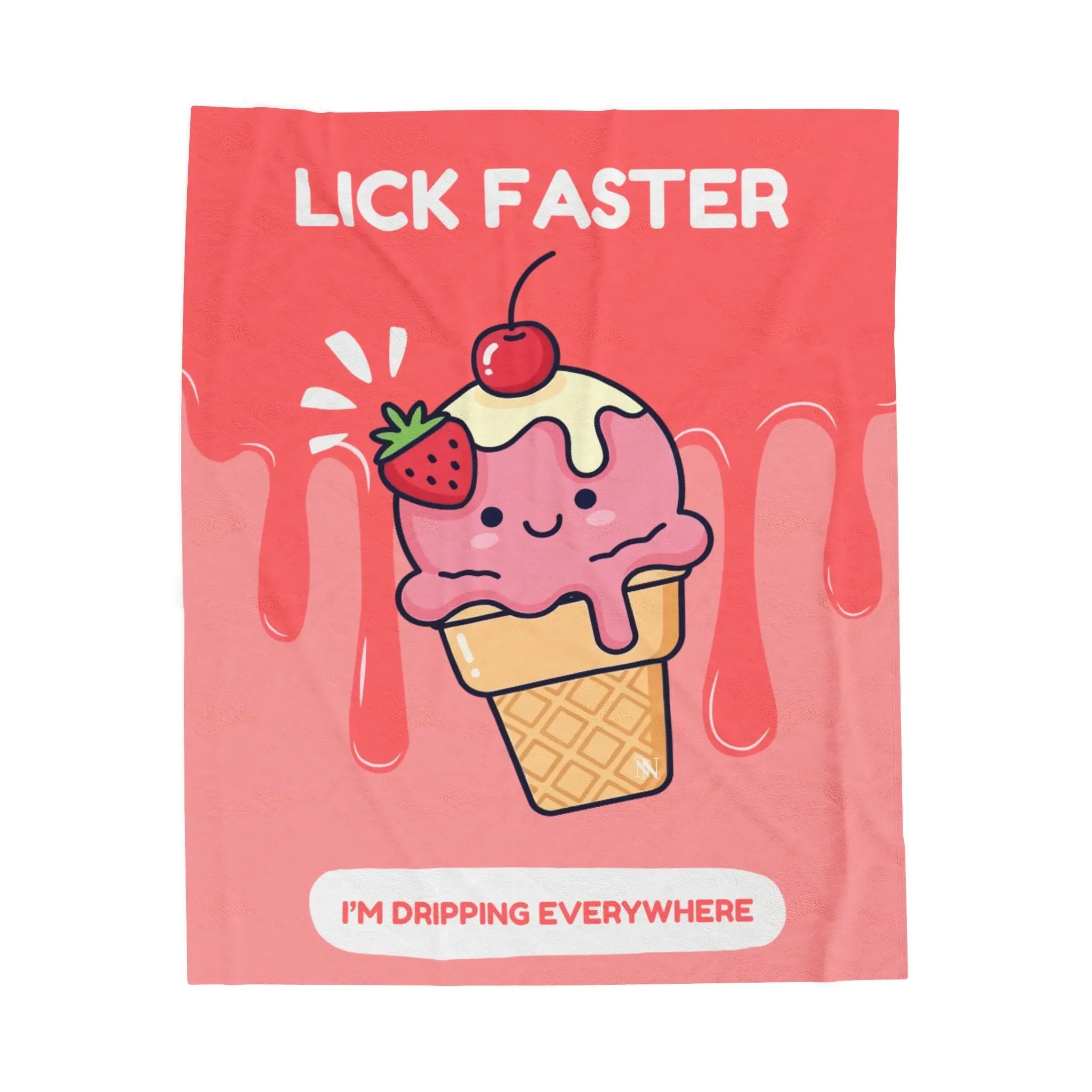 Lick Faster | Nectar Napkins Fun-Flirty Lovers’ Blankets
