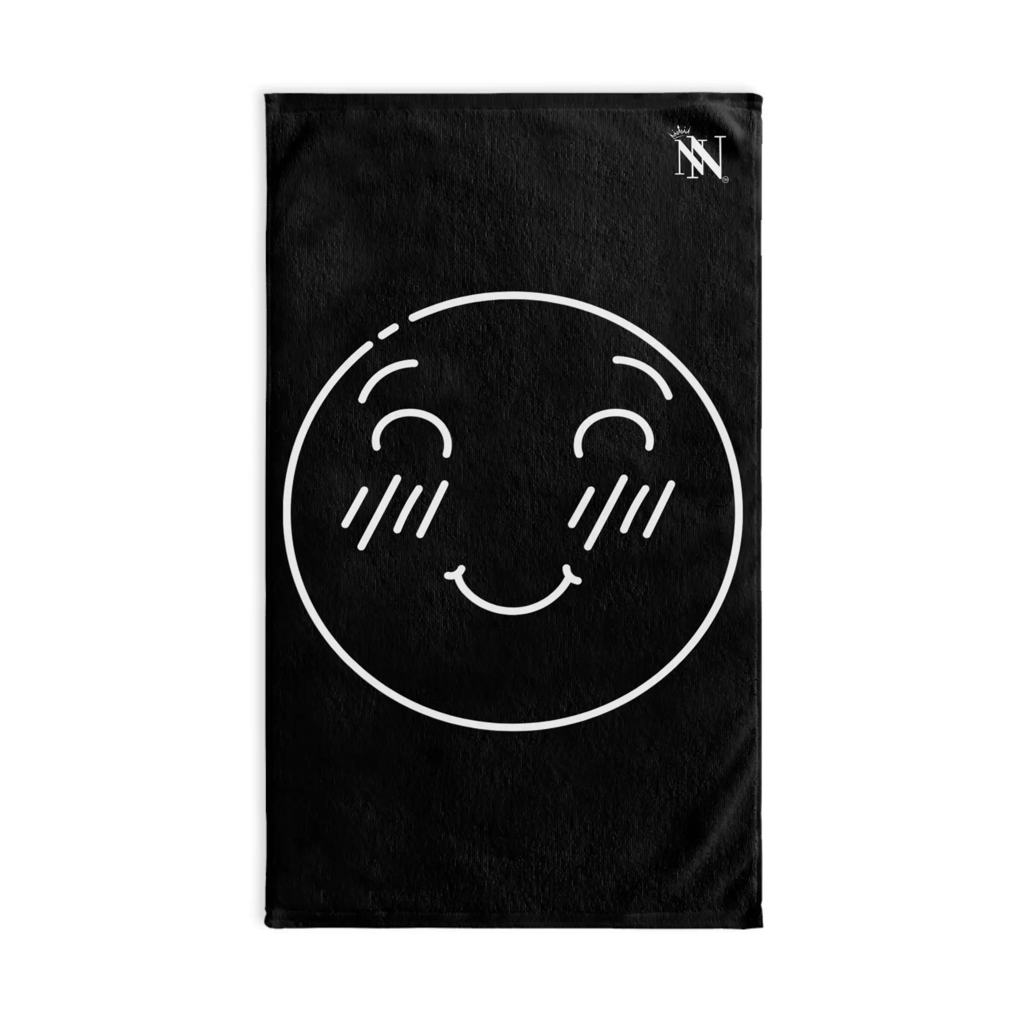 Yes Emoji Black Cum Towel
