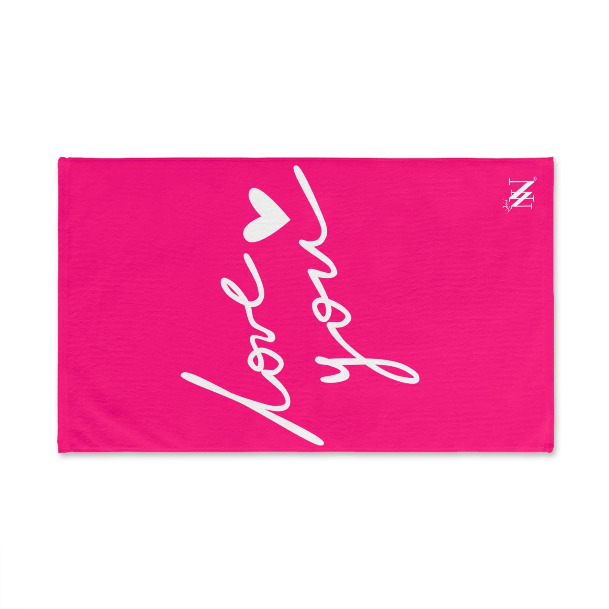 Love You with a Heart Cum Towel