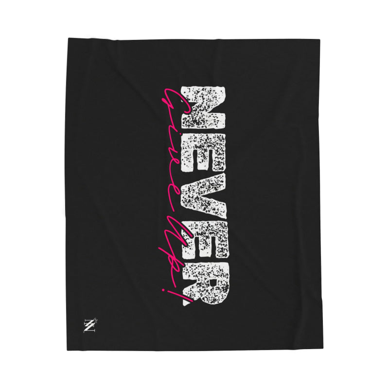 Never Give Up | Mix & Match Soft Fun-Flirty Lovers’ Blankets