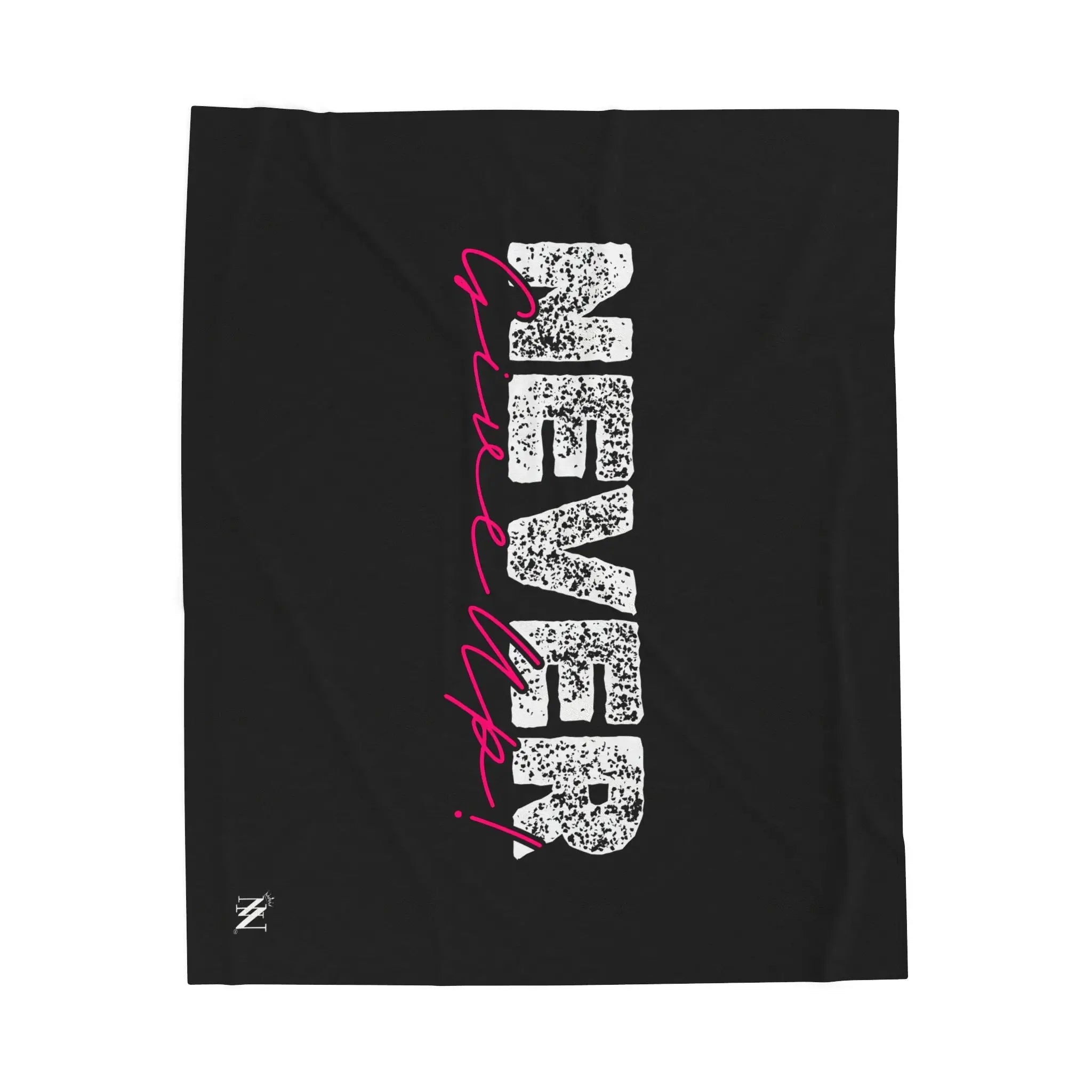 Never Give Up | Mix & Match Soft Fun-Flirty Lovers’ Blankets