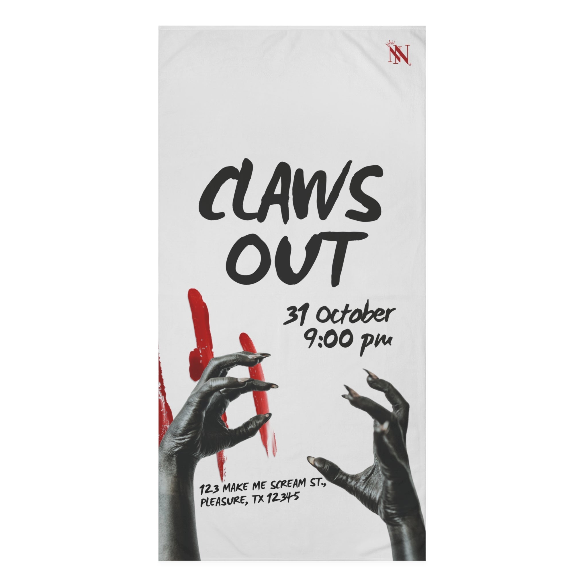 Claws Out | Mix & Match Naughty XL Fun-Flirty Lovers’ Towels