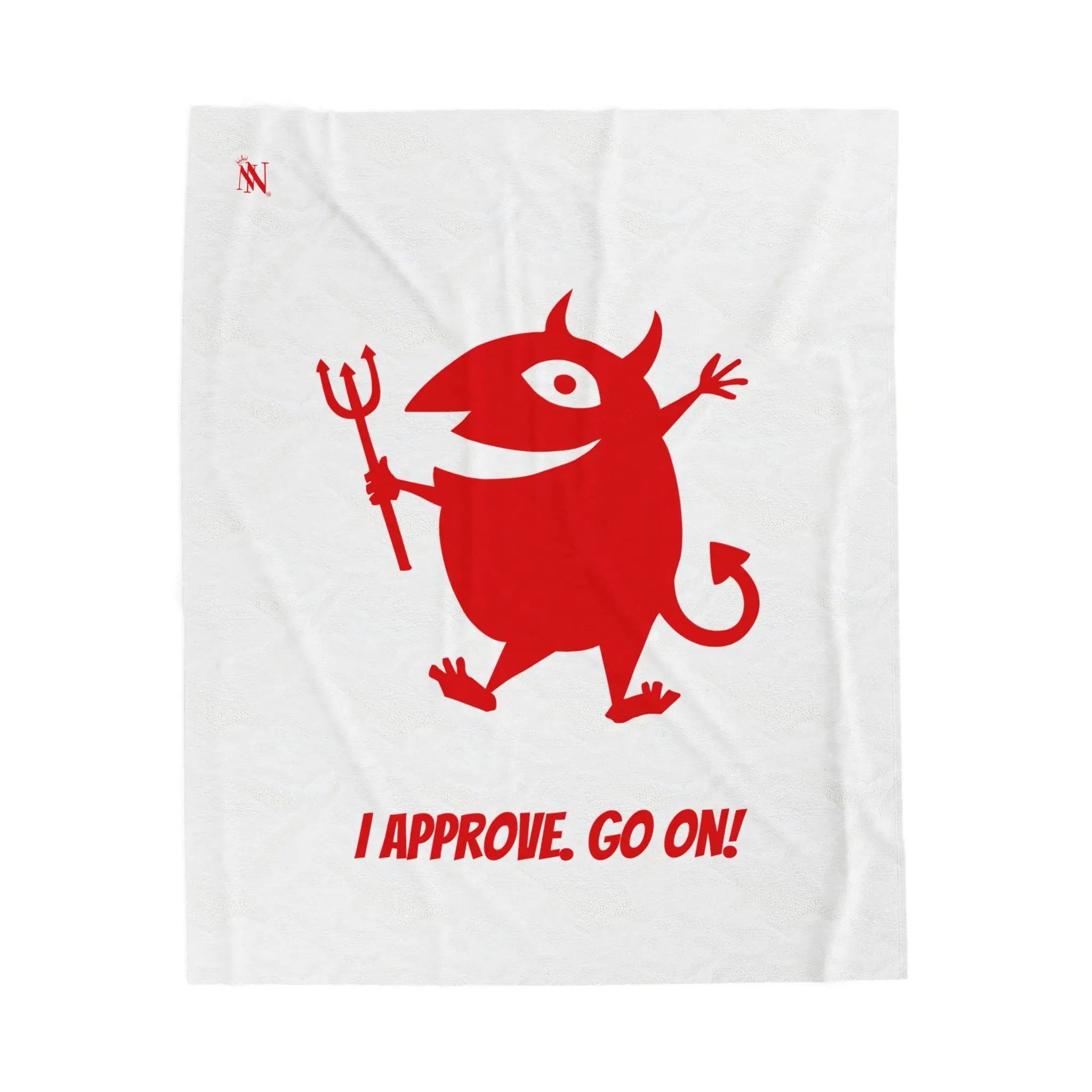 I Approve. Go On! | Mix & Match Velveteen Fun-Flirty Lovers’ Blankets