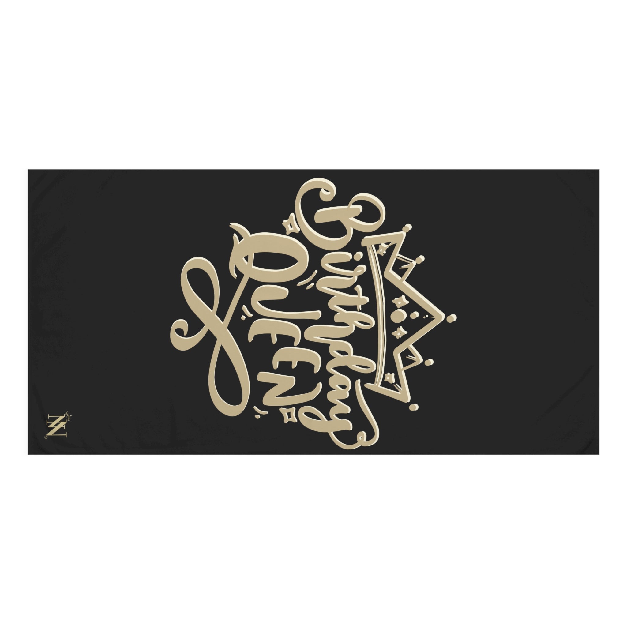 Gold Crown Birthday Queen | Mix & Match XL Fun-Flirty Lovers’ Towels