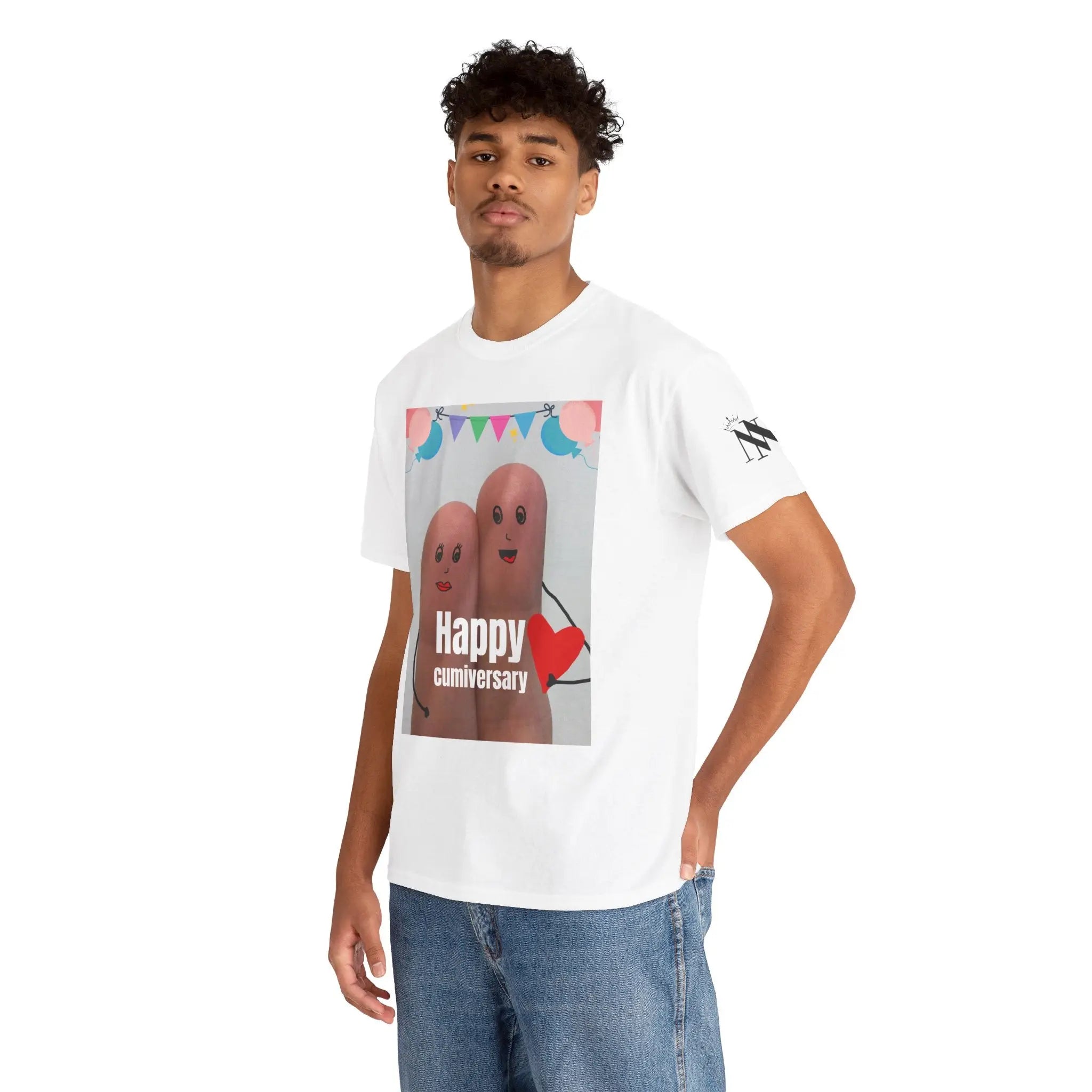 Happy Cumiversary | Mix & Match 100% Cotton Unisex Fun-Flirty Lovers’ Tees