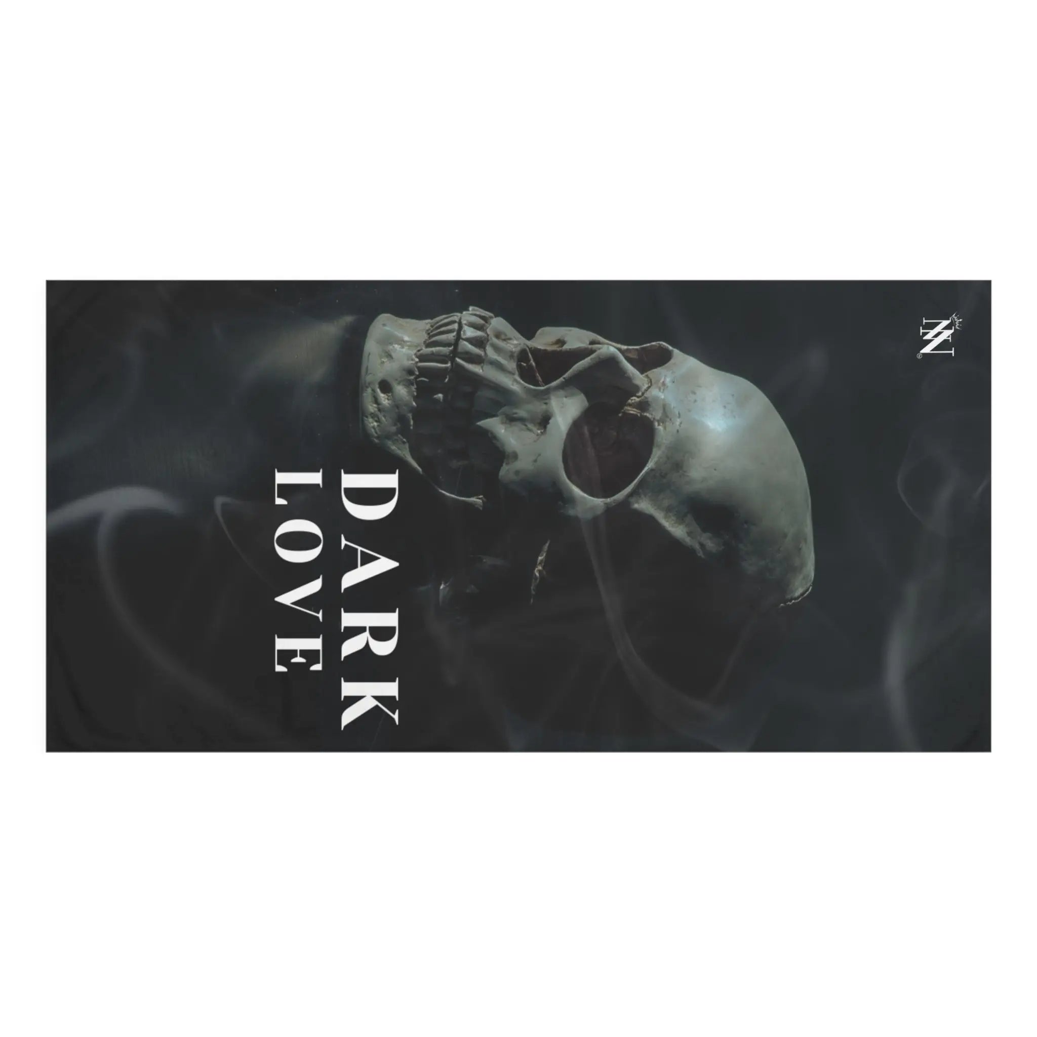Dark Love Skull Photograph Big Ass Rimming Cum Towel