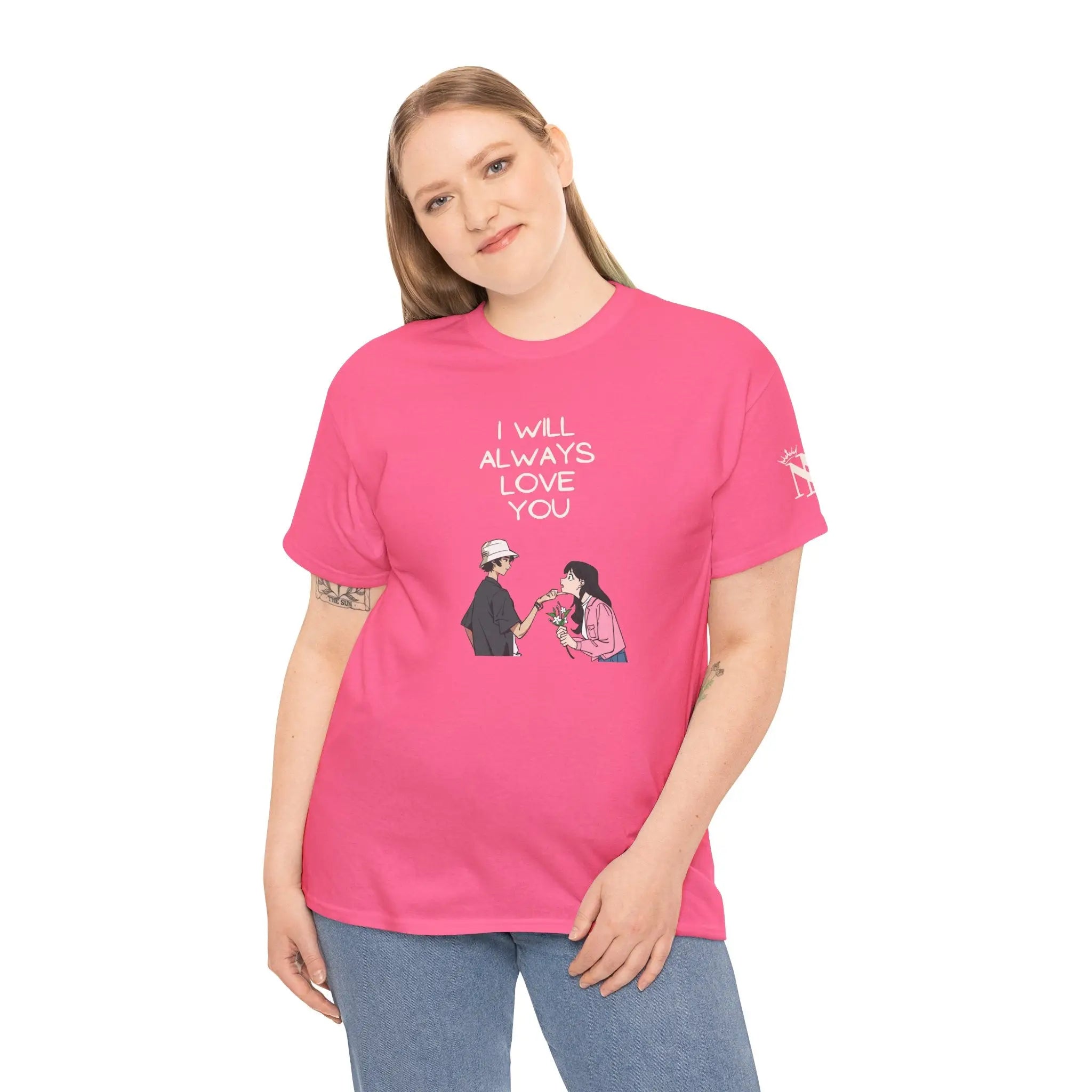 I Will Always Love You Anime | Nectar Napkins Fun-Flirty Lovers’ T-Shirts