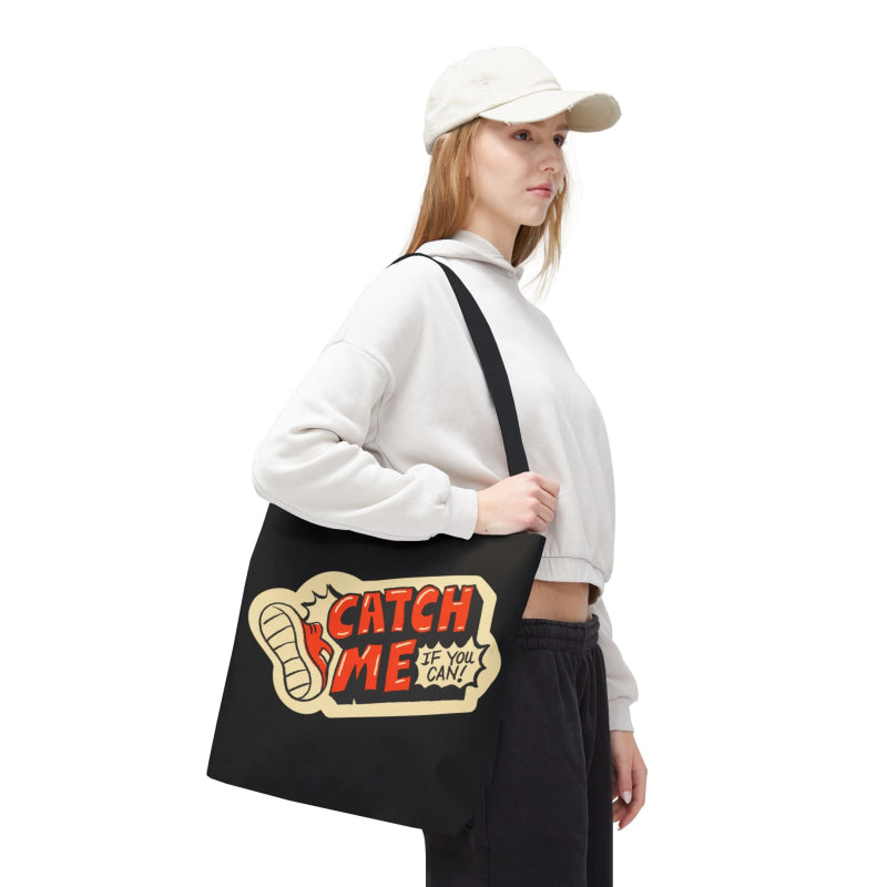 Catch Me If You Can Sticker Print | Mix & Match Fun-Flirty Lovers’ Totes