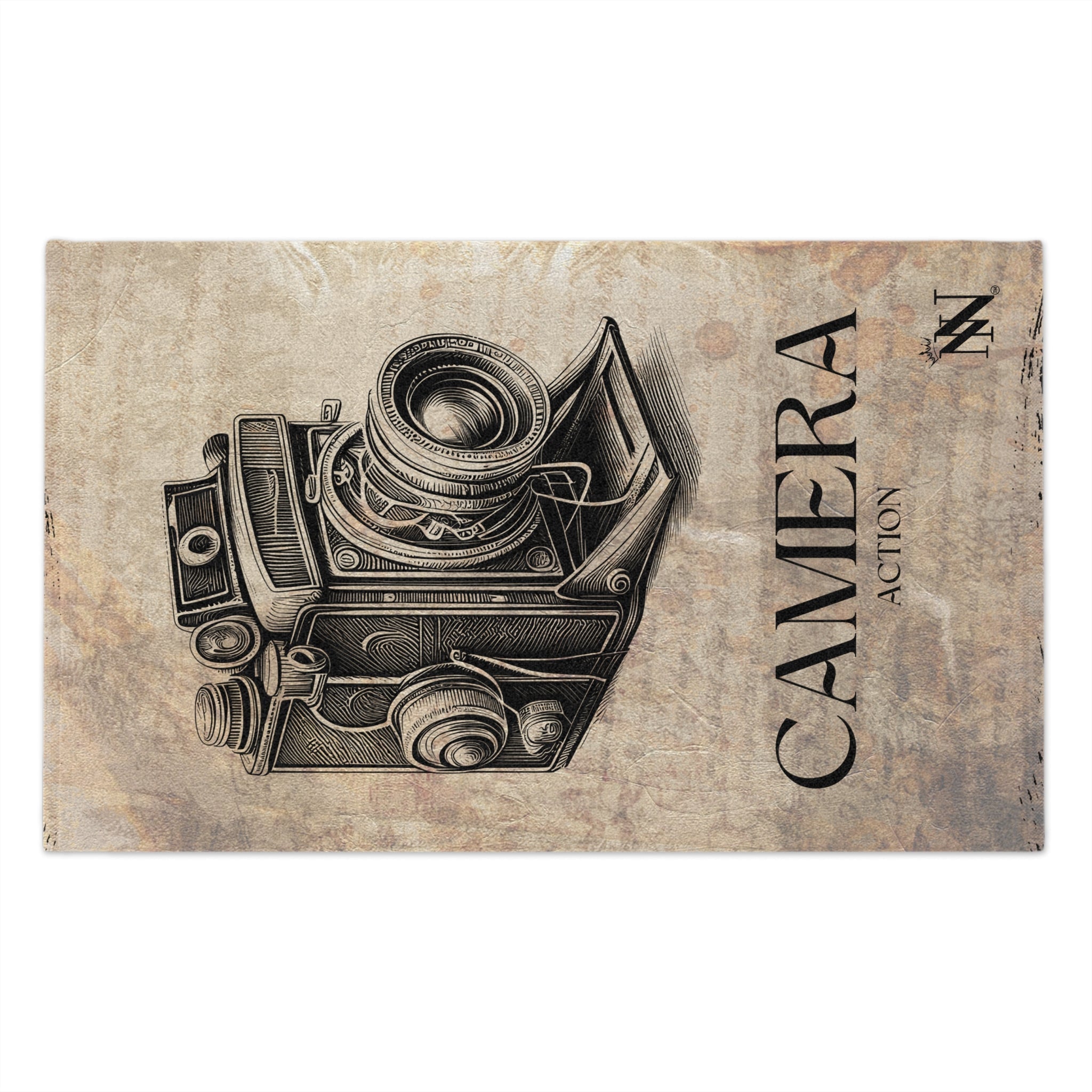 Vintage Camera Action | Mix & Match Soft Fun-Flirty Lovers’ Towels