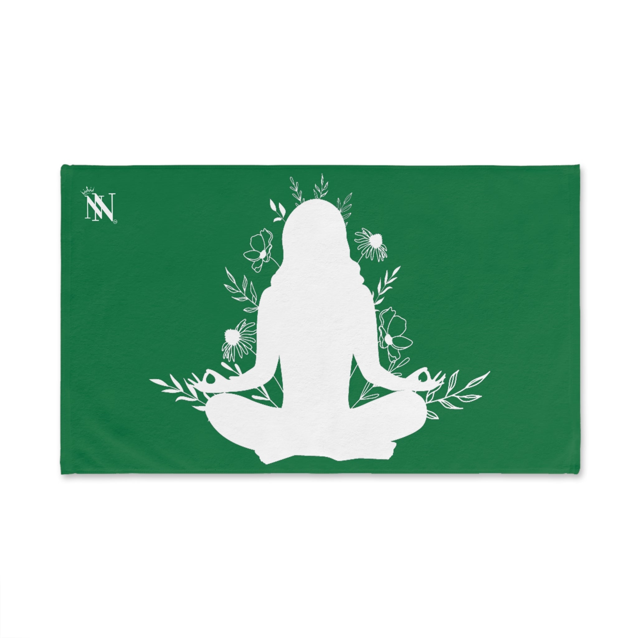 Seated Yoga Meditation Green Cum Towel