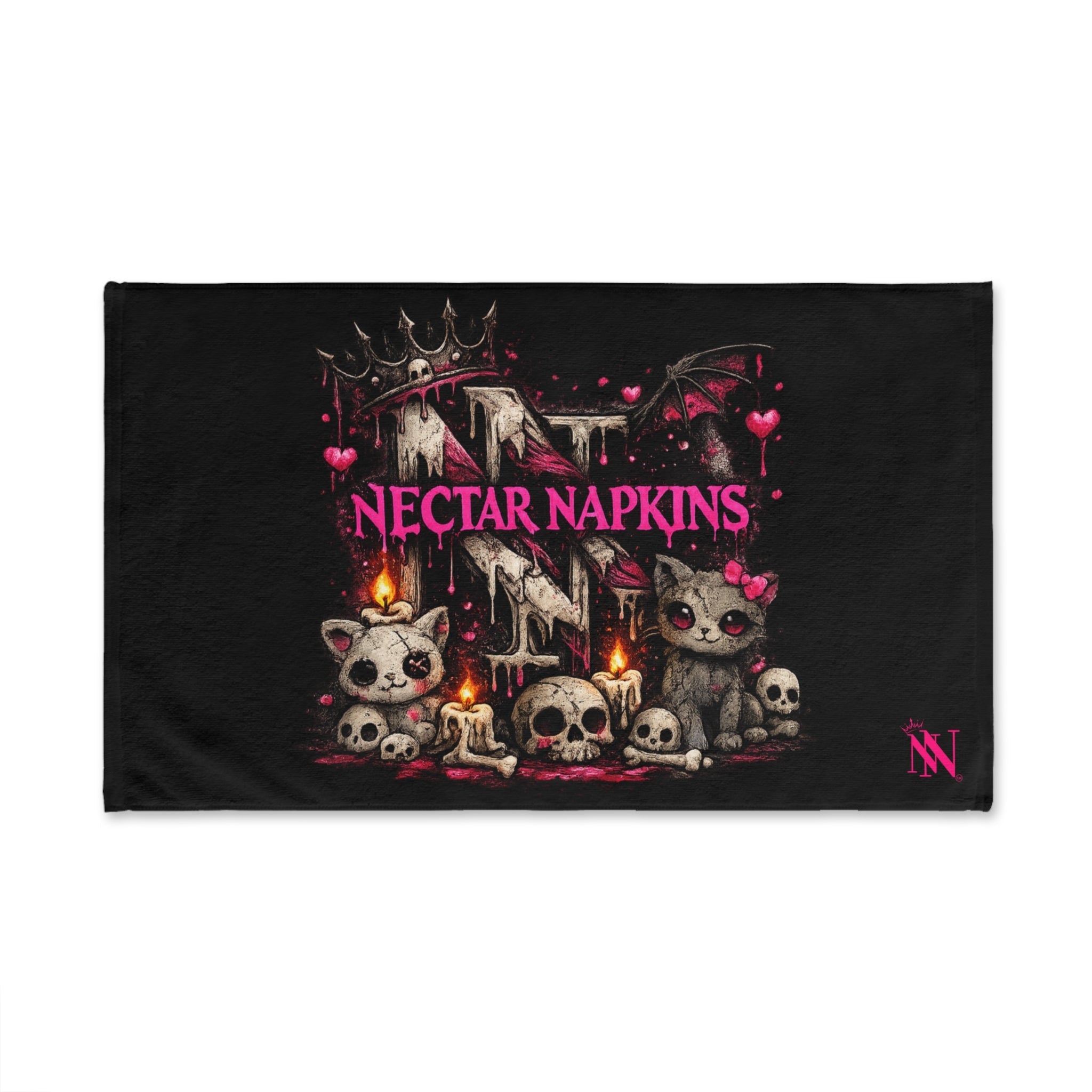 Nectar Napkins Gothic Kitty Cum Towel