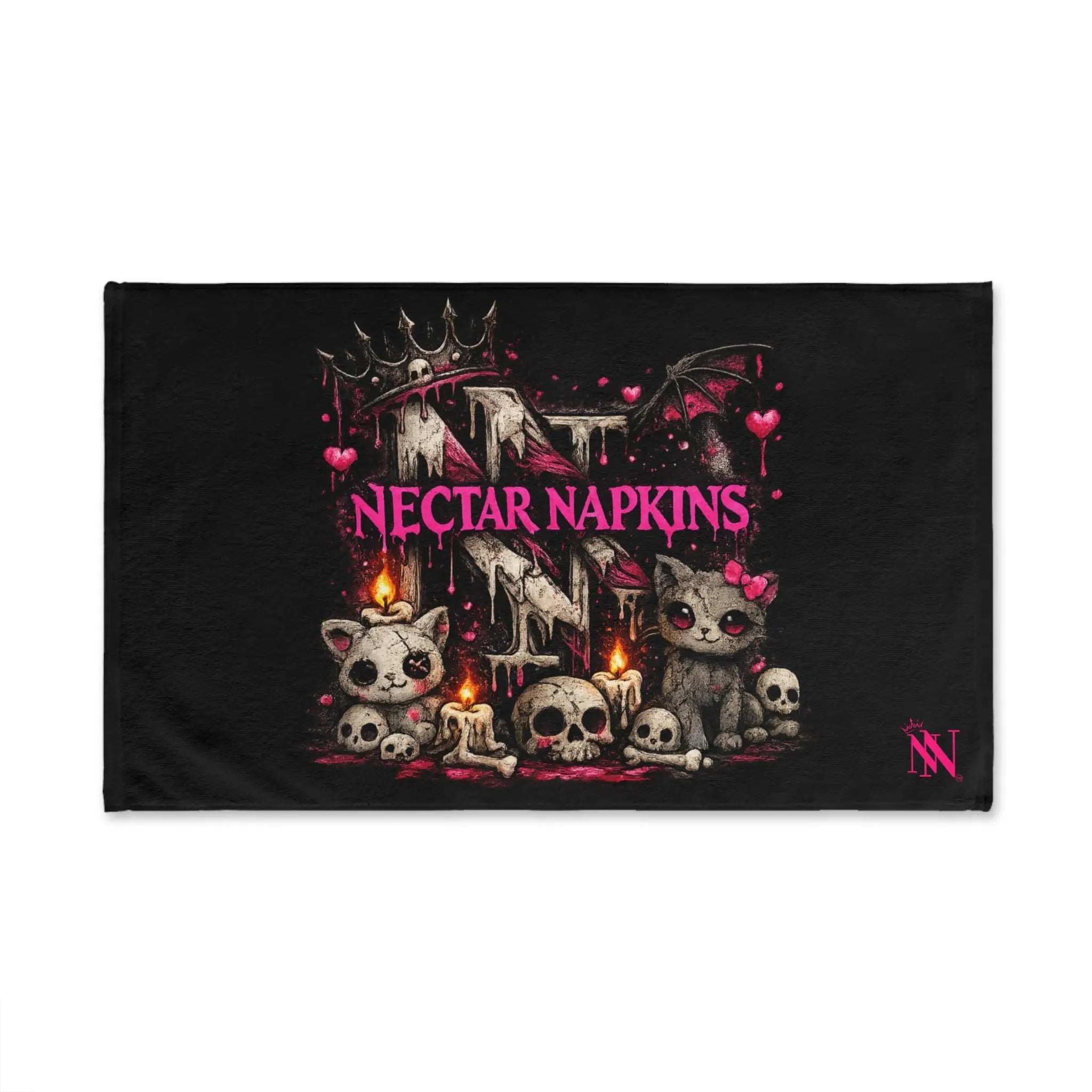 Nectar Napkins Gothic Kitty Cum Towel