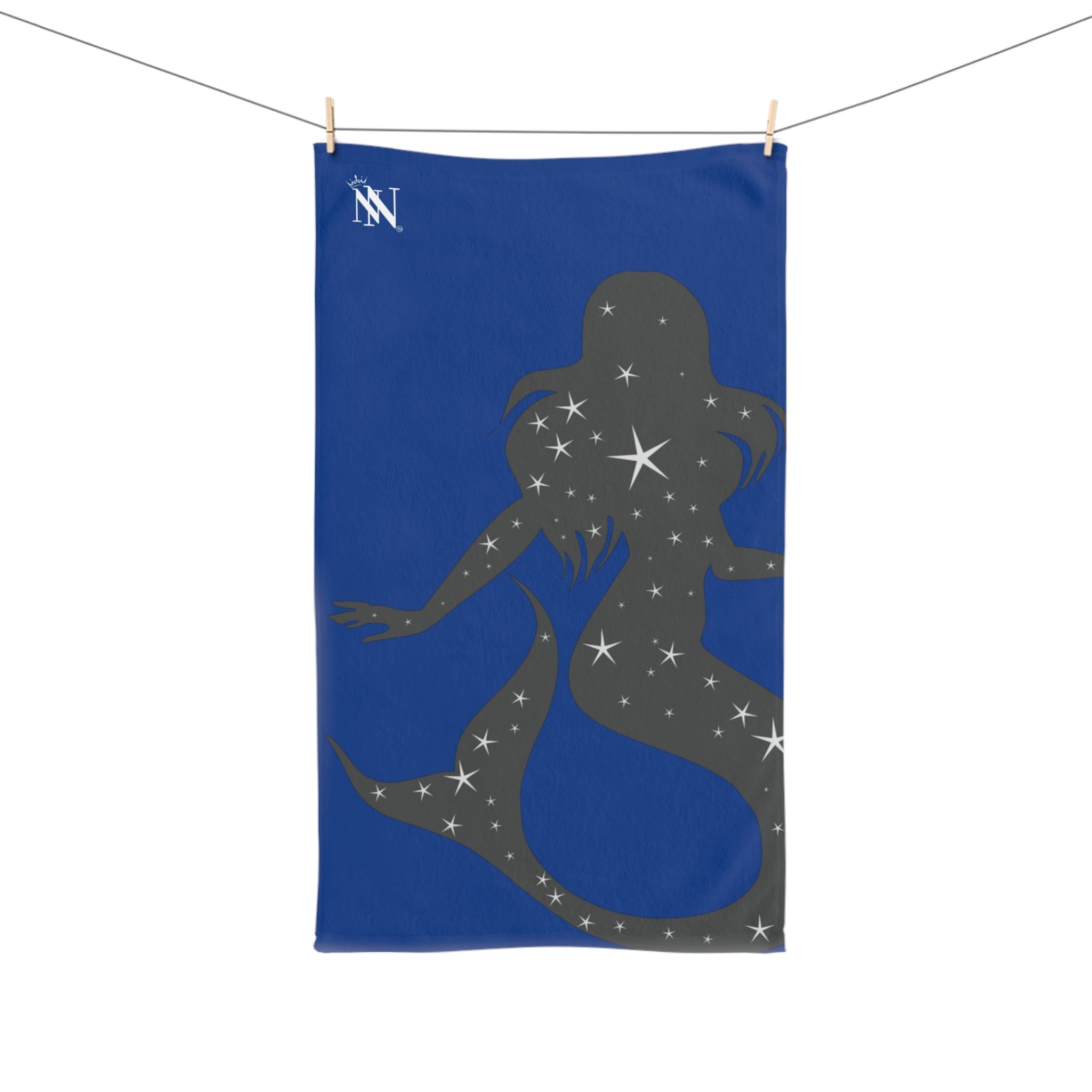 Mermaid Star Blue | Mix & Match Original Fun-Flirty Lovers’ Towels