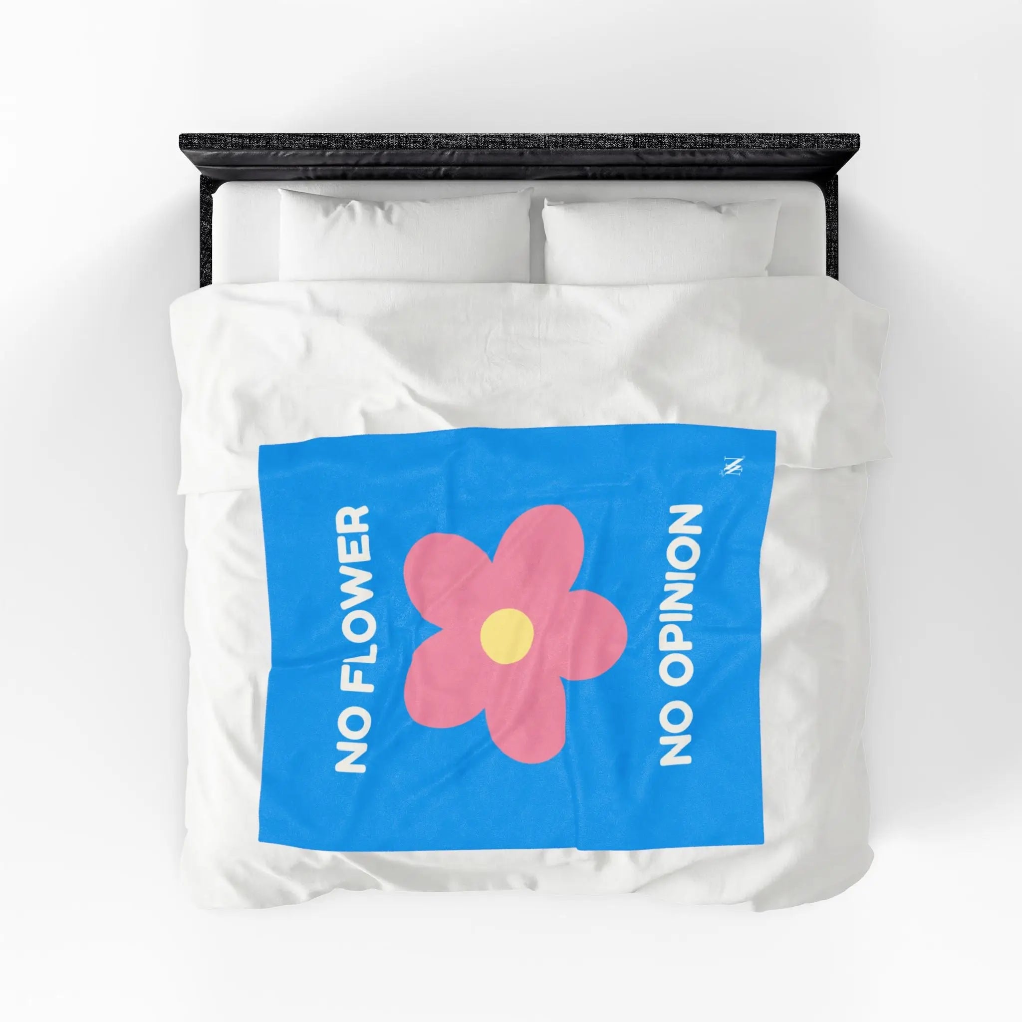 No Flower No Opinion Blanket