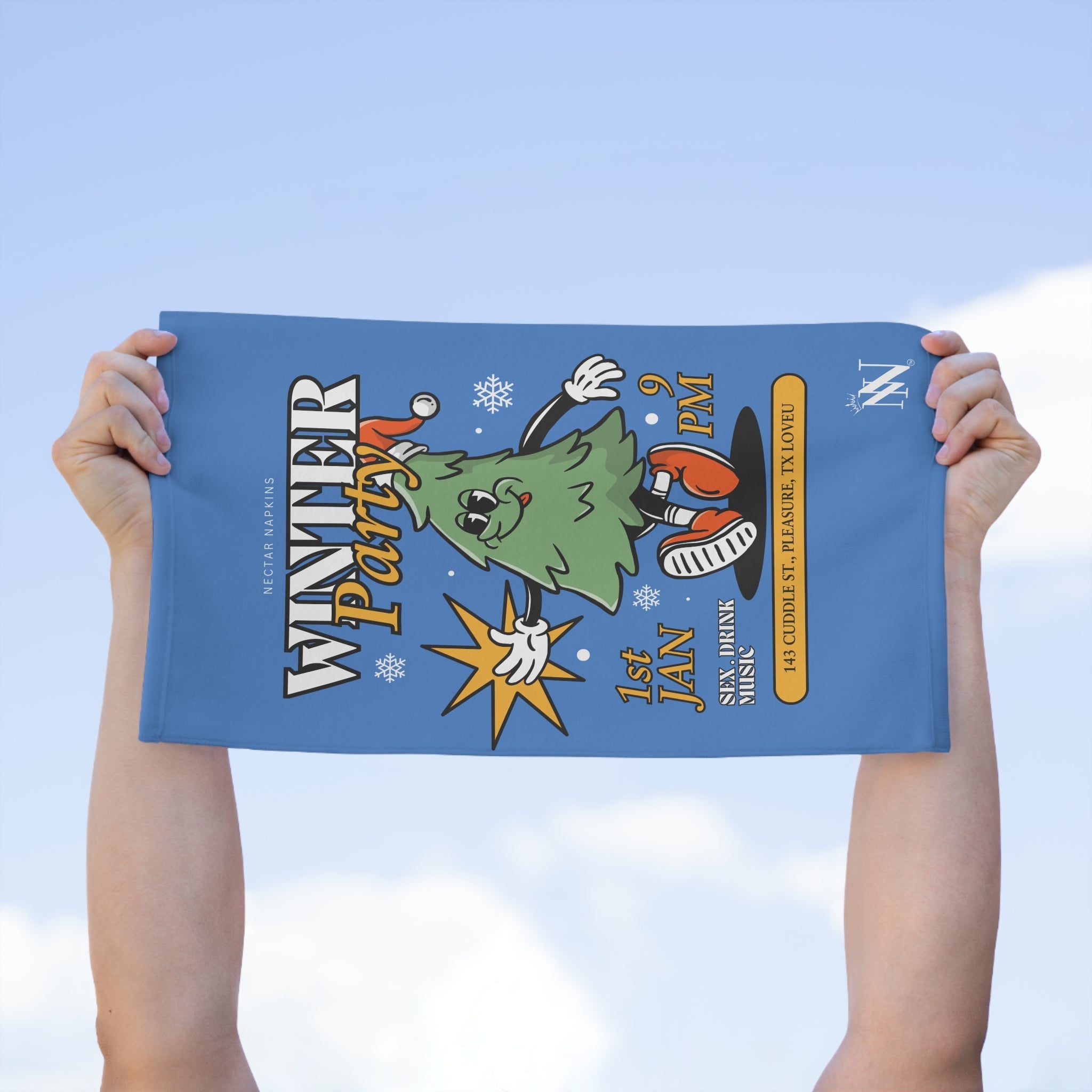 Winter Party | Mix & Match Soft Fun-Flirty Lovers’ Towels