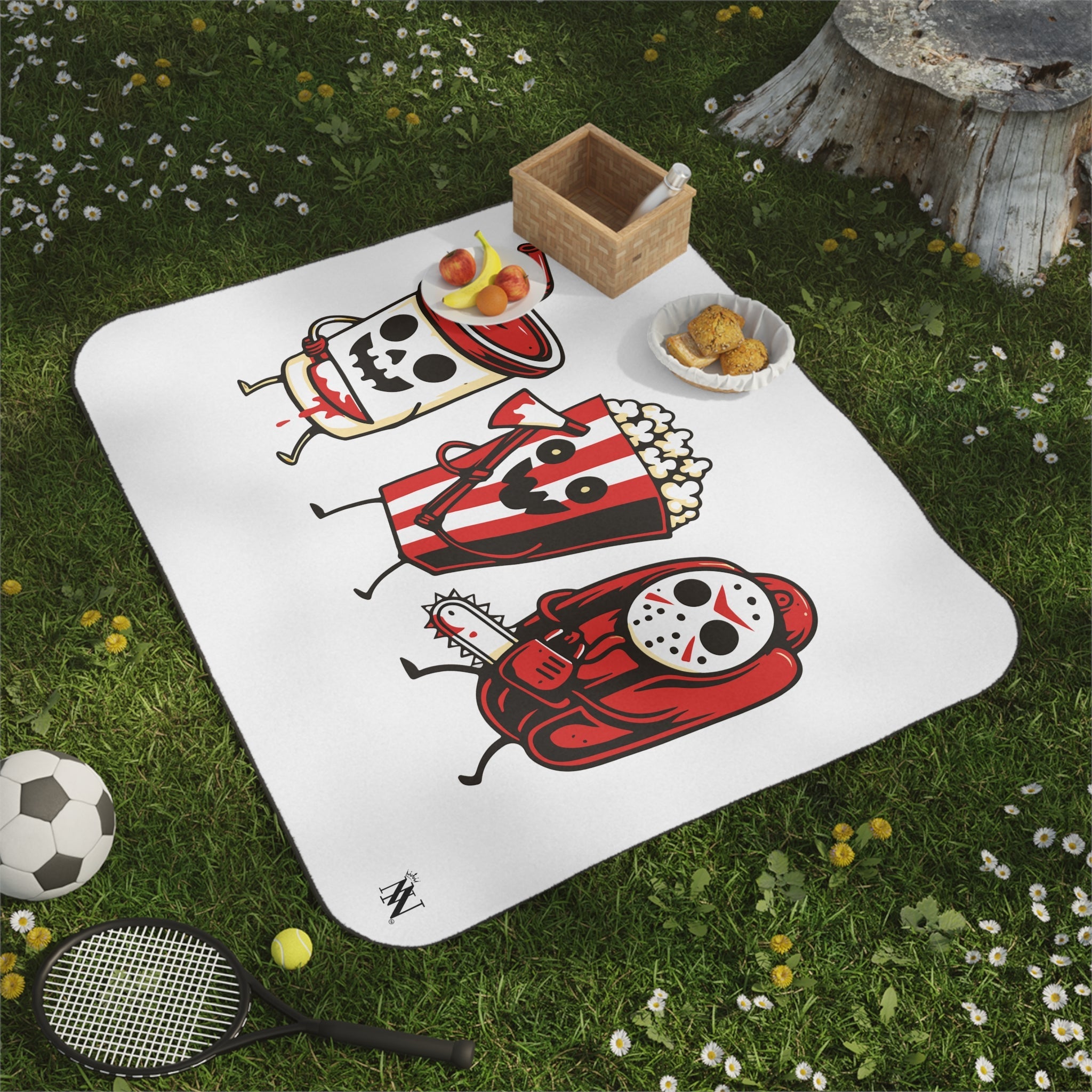 Scary Movie Night Junk Food | Mix Match Fun-Flirty Lovers’ Water-Resistant Blankets