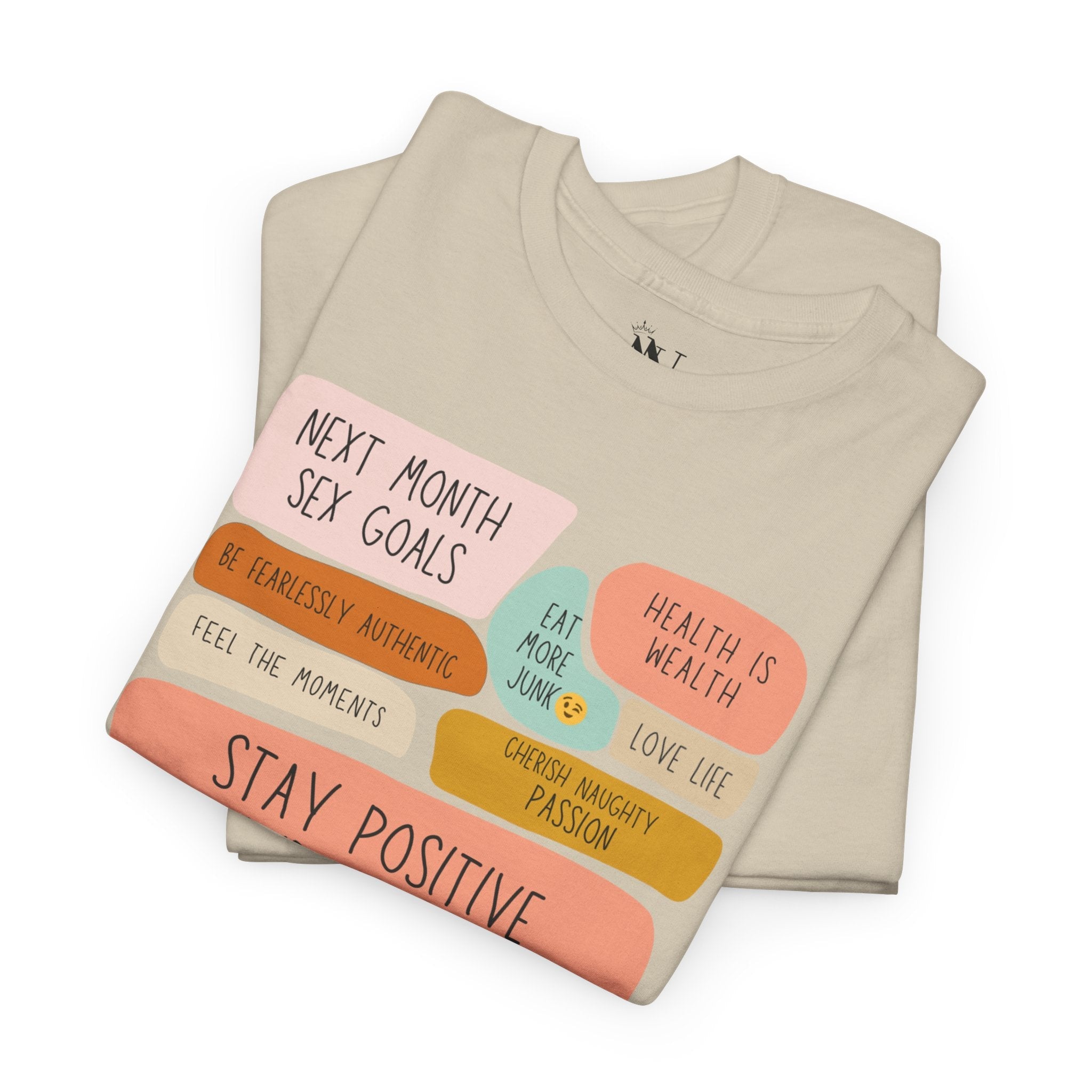 Sex Goals | Mix & Match 100% Cotton Unisex Fun-Flirty Lovers’ Tees