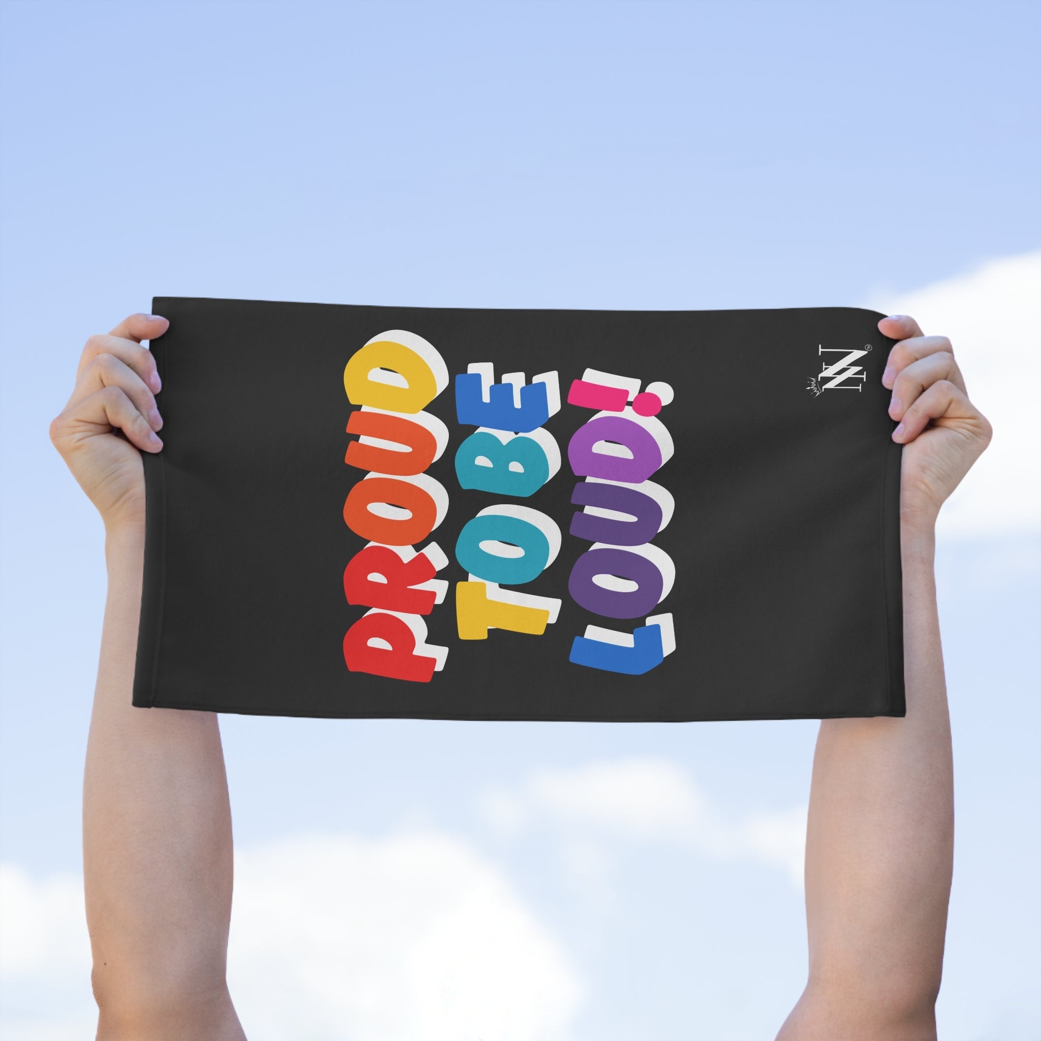 Proud to be Loud! Rainbow Sex Towel