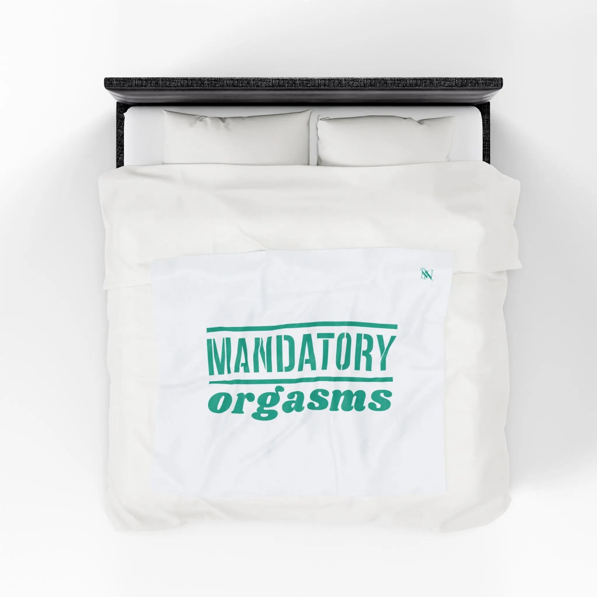Mandatory Orgasms | Mix & Match Soft Fun-Flirty Lovers’ Blankets