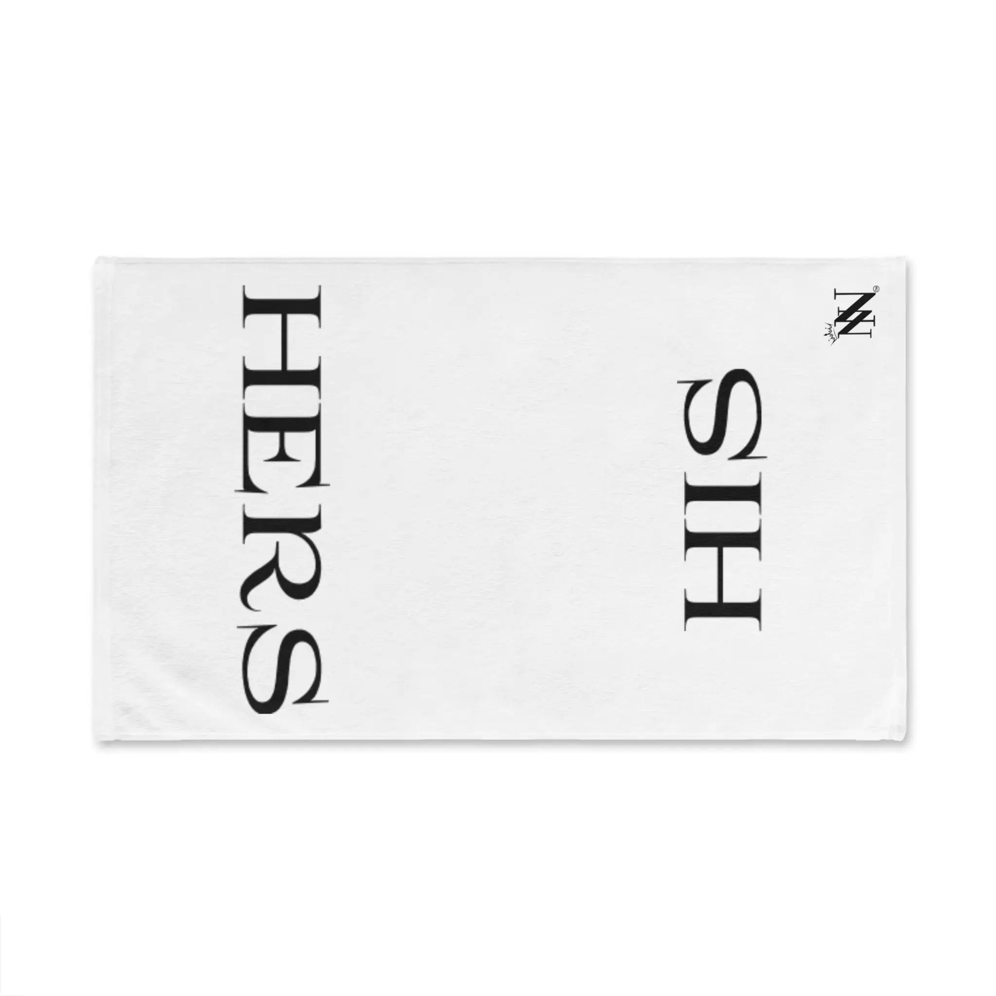 His Hers Shareable White | Mix & Match Classic Fun-Flirty Lovers’ Towels