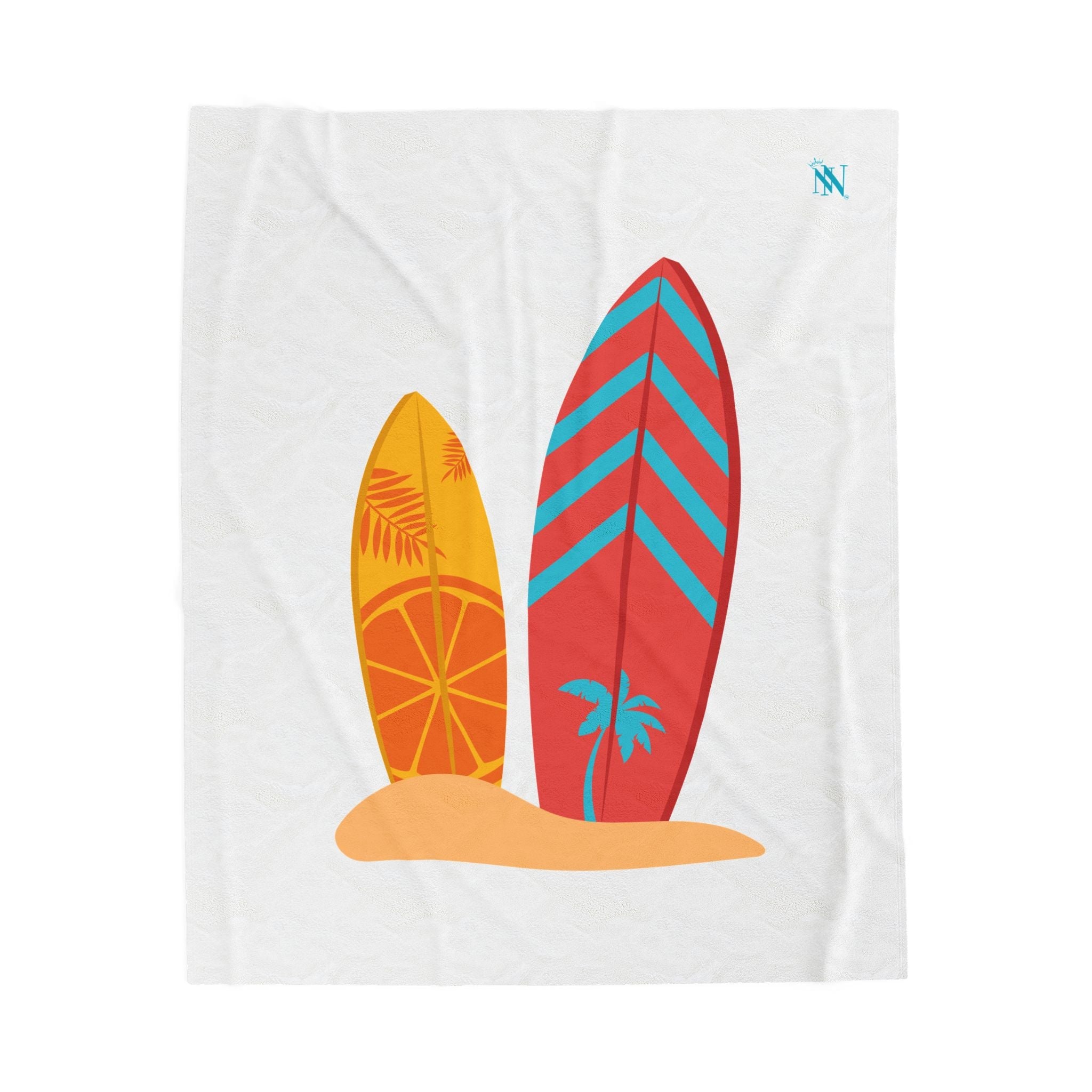 Twin Surfboards | Mix & Match Soft Fun-Flirty Lovers’ Blankets