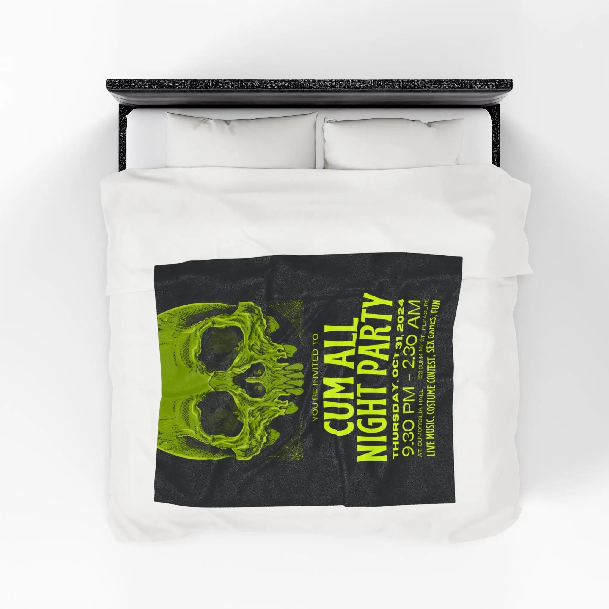 All Night Party | Mix & Match Velveteen Fun-Flirty Lovers’ Blankets