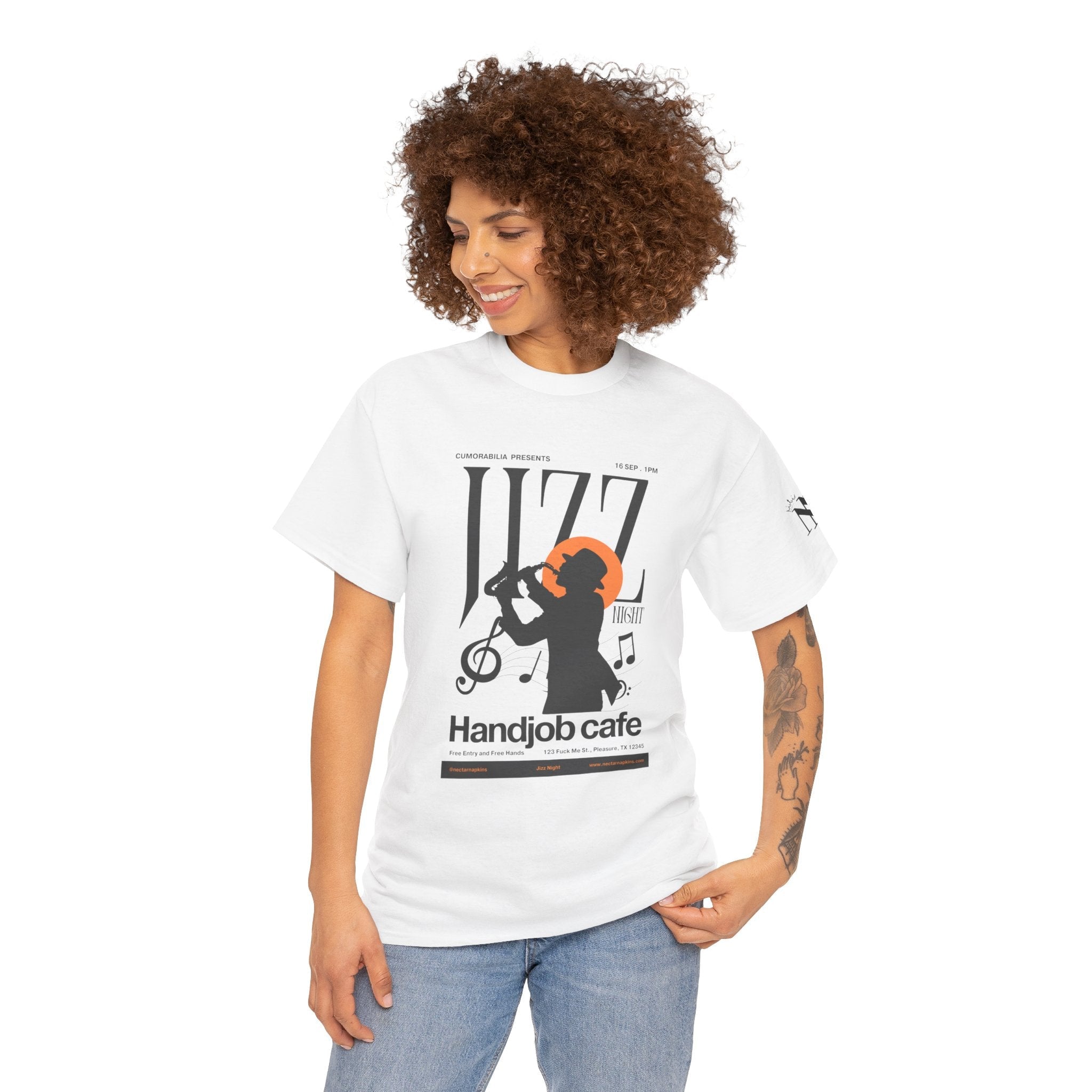 Jizz Night! | Mix & Match 100% Cotton Unisex Fun-Flirty Lovers’ Tees