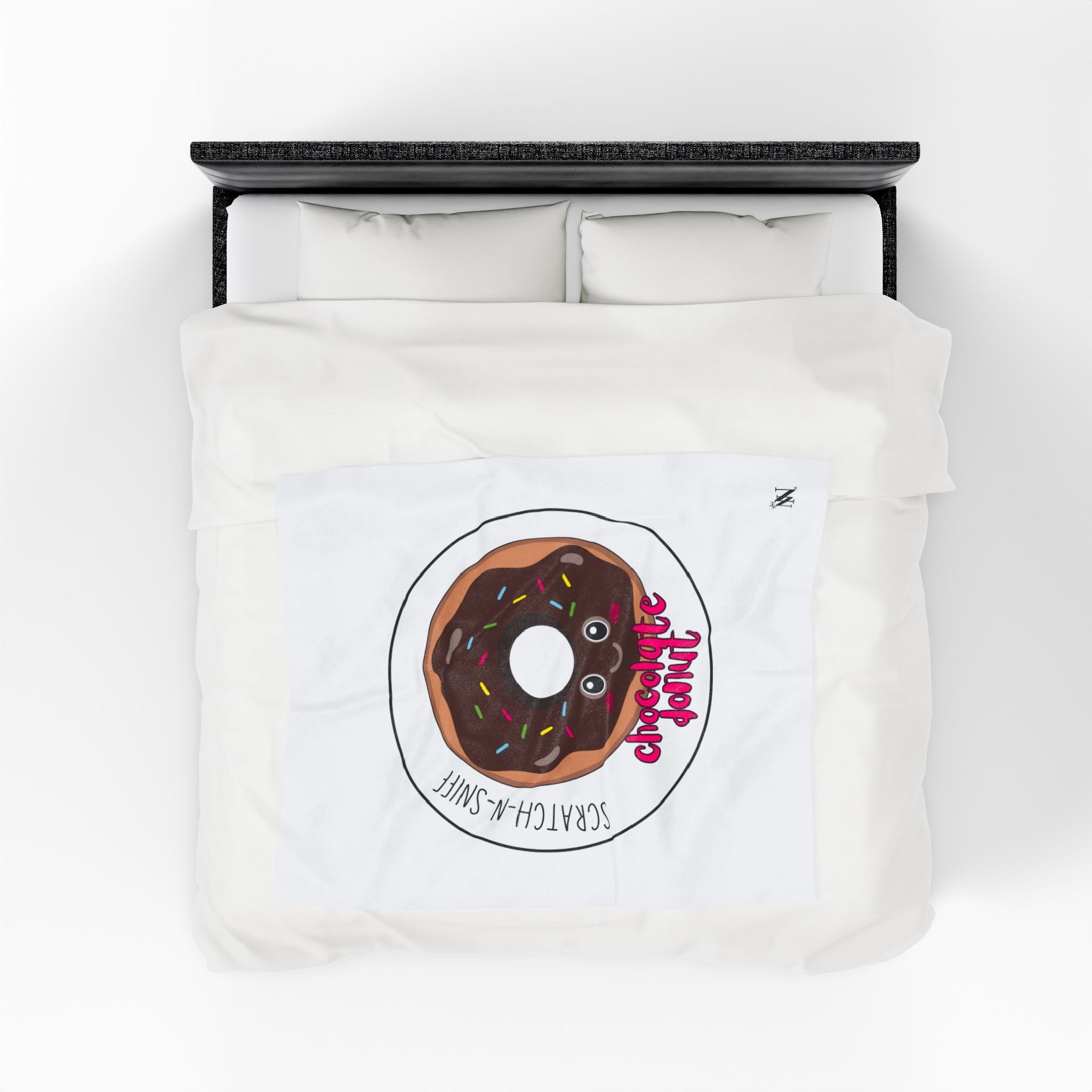 Chocolate Donut Scratch N Sniff | Mix & Match Fun-Flirty Lovers’ Blankets