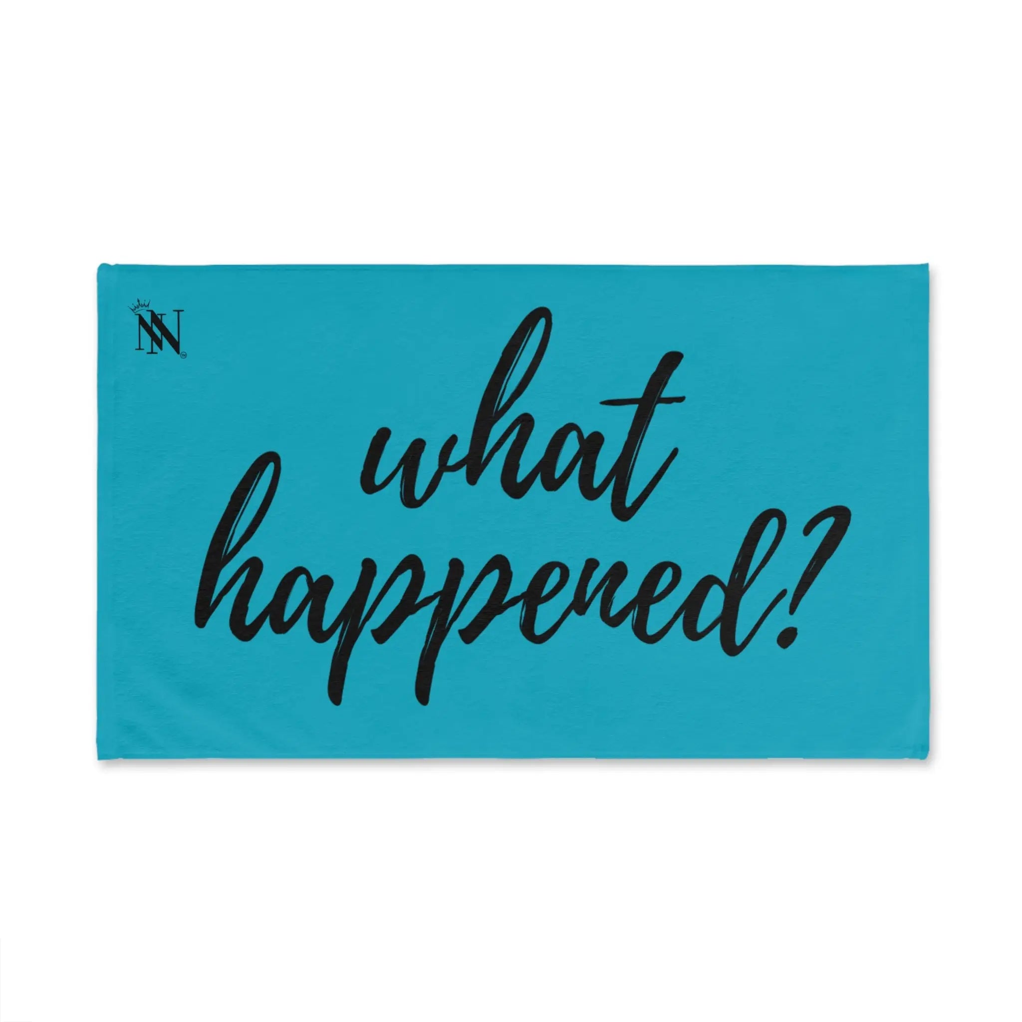 What Happened? Teal Cum Towel