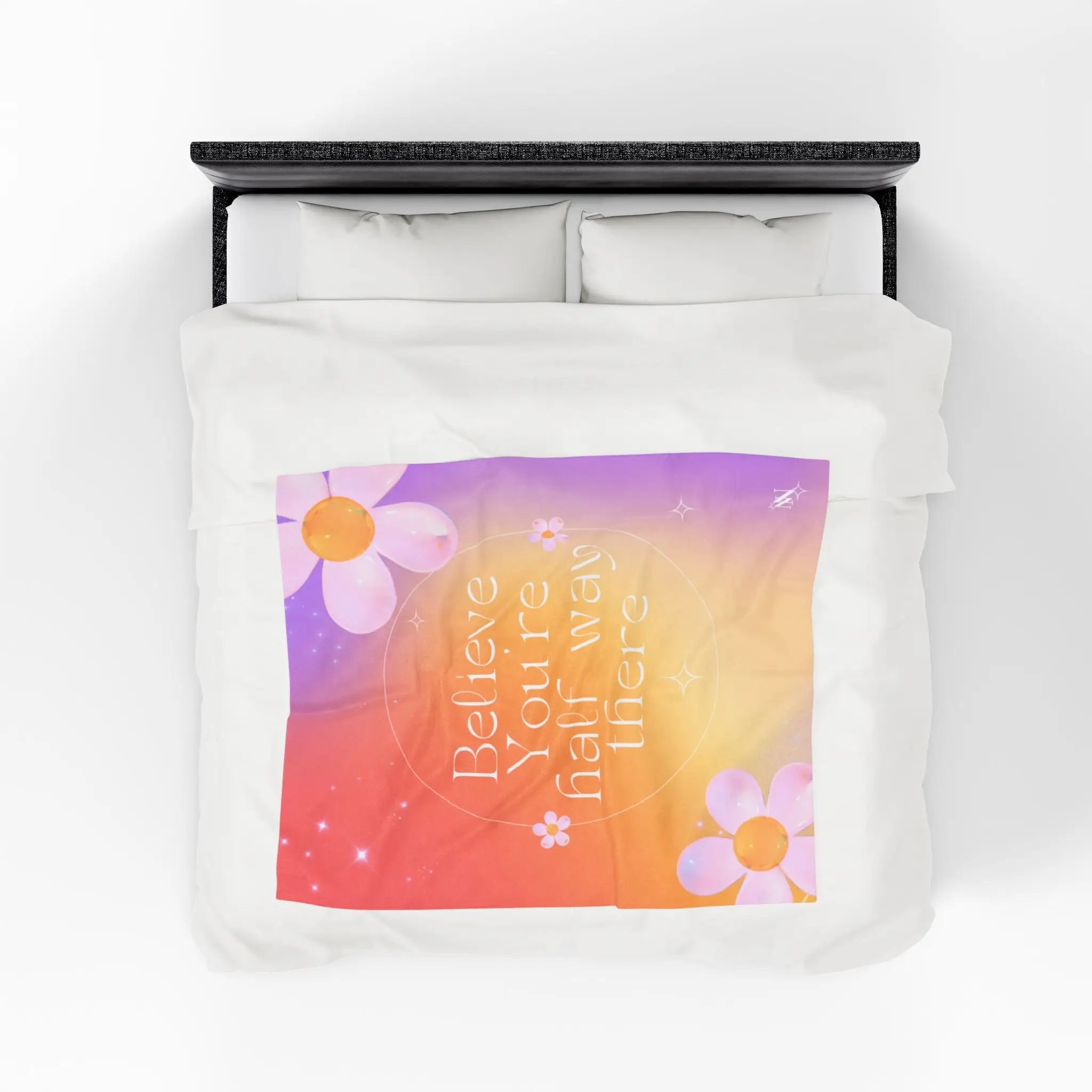 Believe You’re Halfway There Lovers’ Silky Soft Blanket