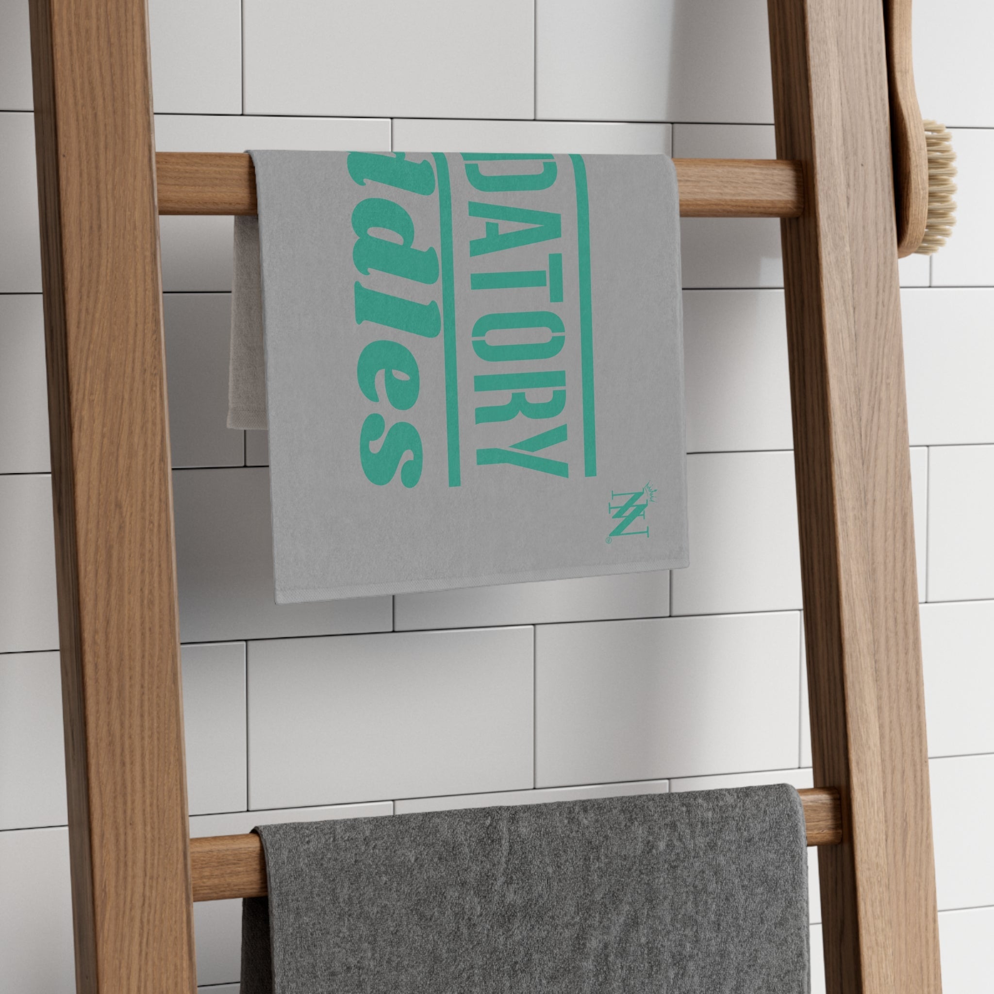 Mandatory Cuddles Light Grey | Mix & Match Soft Fun-Flirty Lovers’ Towels