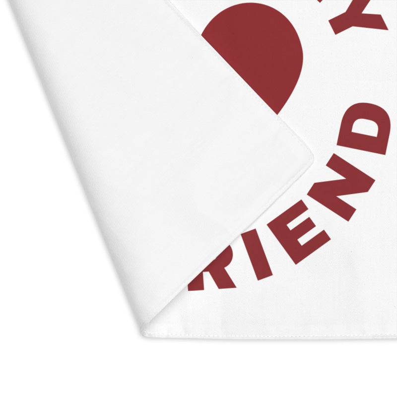 I Love My Boyfriend Heart | Mix & Match Playful Fun-Flirty Lovers’ Toy Mats