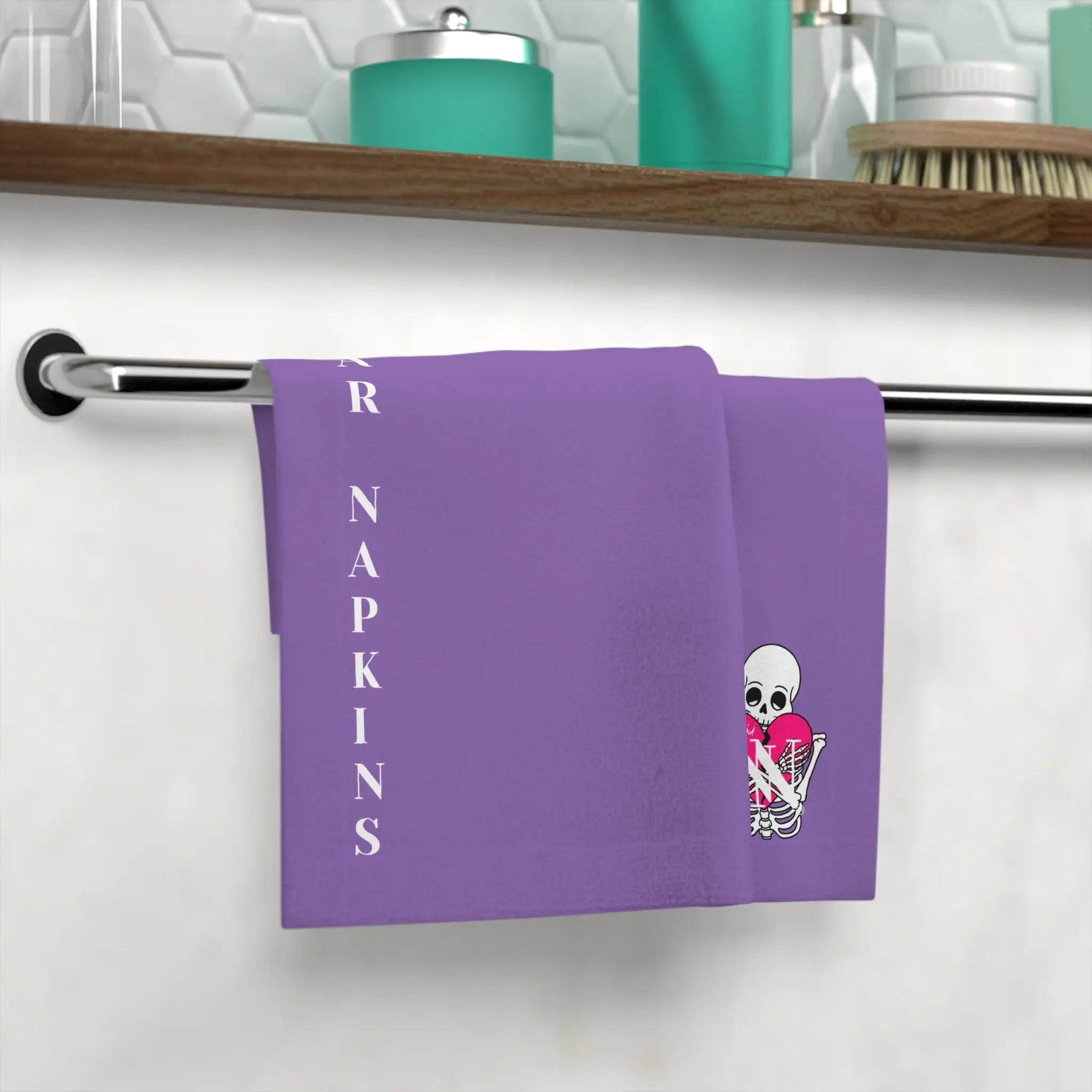 Nectar Napkins Brand Light Purple | Nectar Napkins Lils’ Fun-Flirty Lovers’ Towels